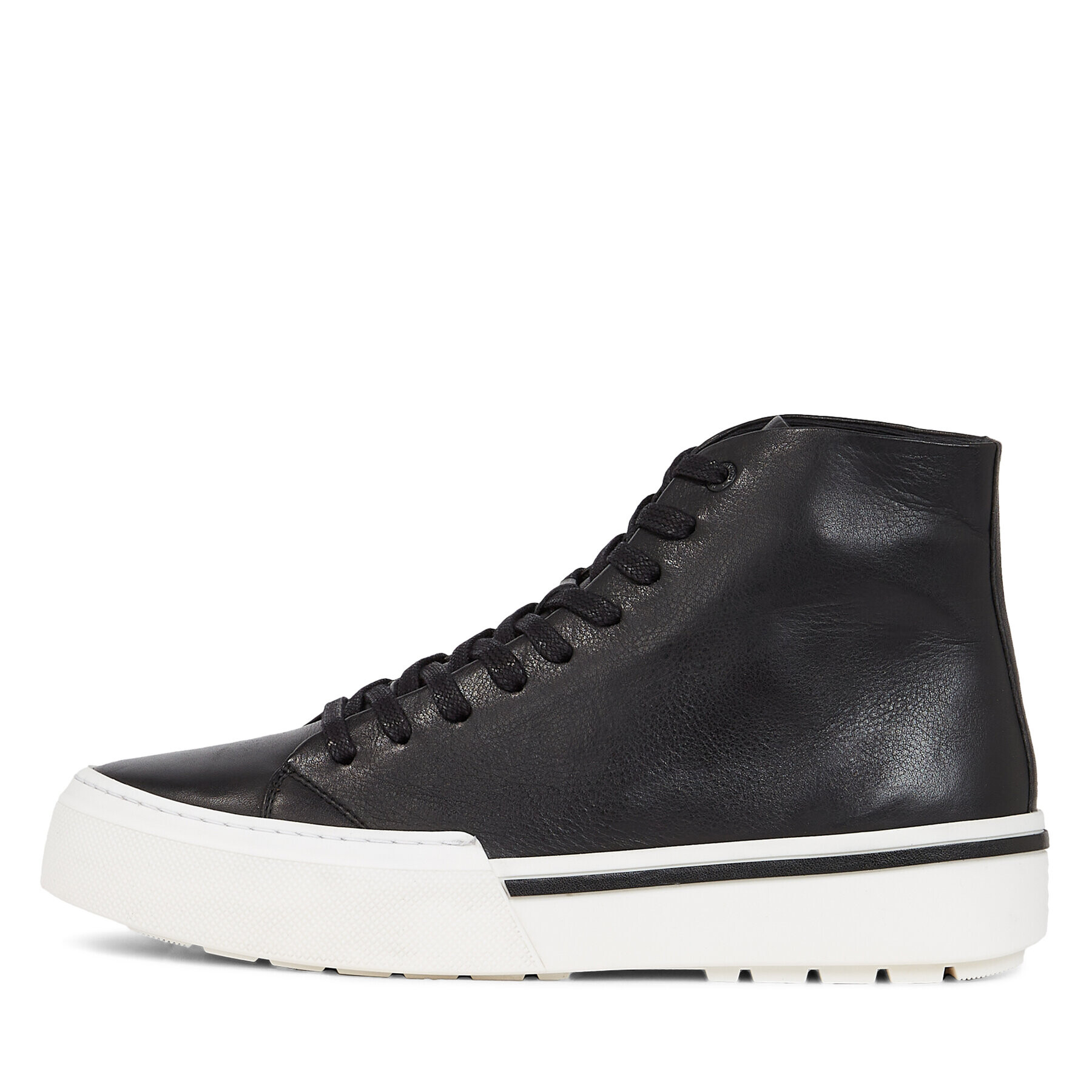 Calvin Klein Sneakers High Top Lace Up HM0HM01165 Negru - Pled.ro