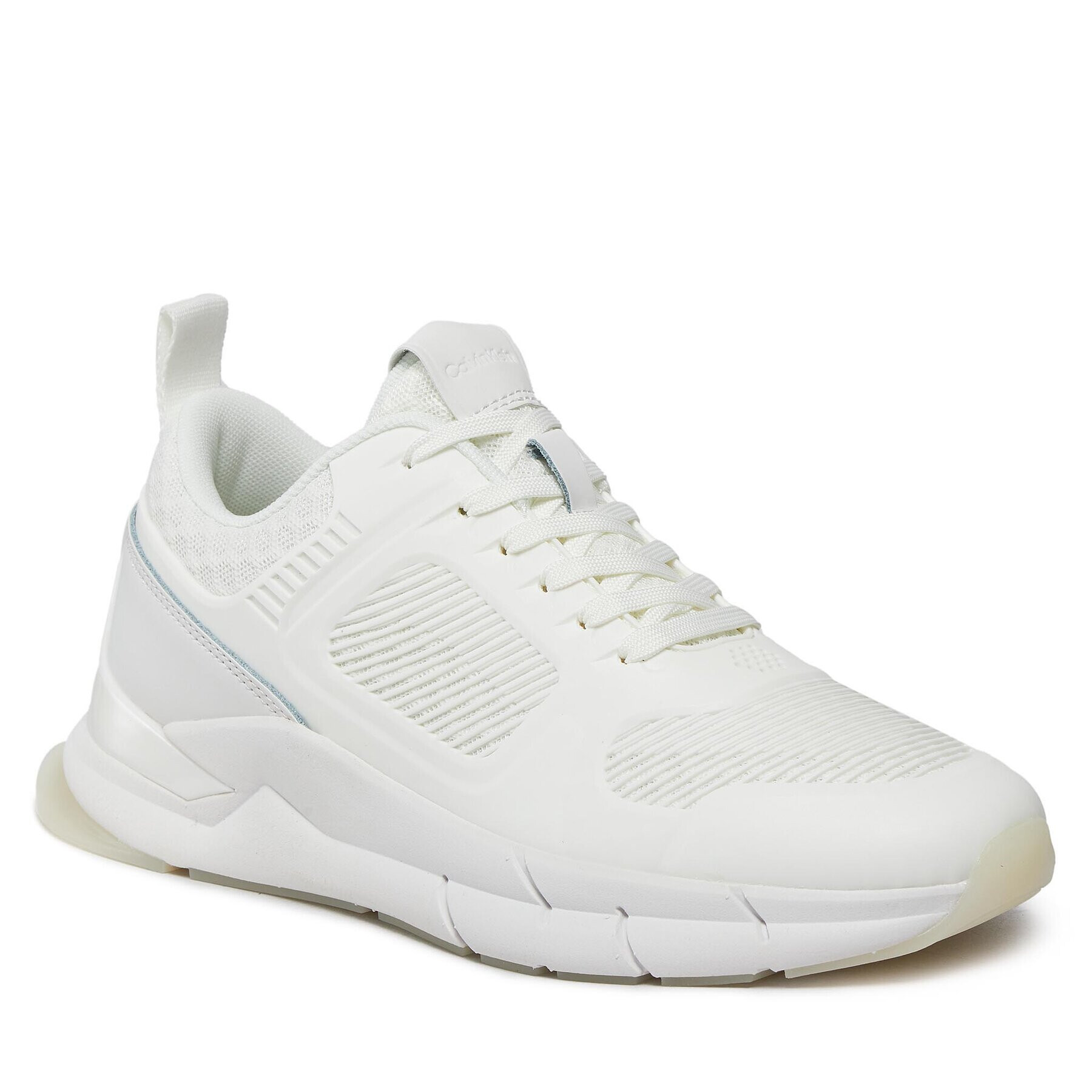 Calvin Klein Sneakers Lace Up Runner - Caged HW0HW01996 Alb - Pled.ro