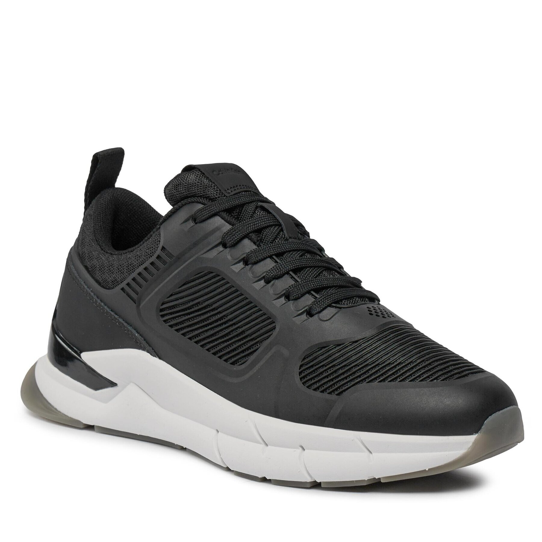 Calvin Klein Sneakers Lace Up Runner - Caged HW0HW01996 Negru - Pled.ro