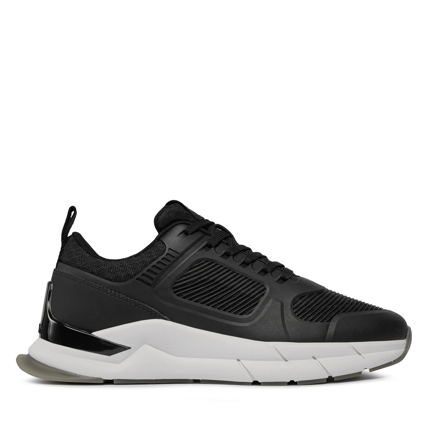 Calvin Klein Sneakers Lace Up Runner - Caged HW0HW01996 Negru - Pled.ro