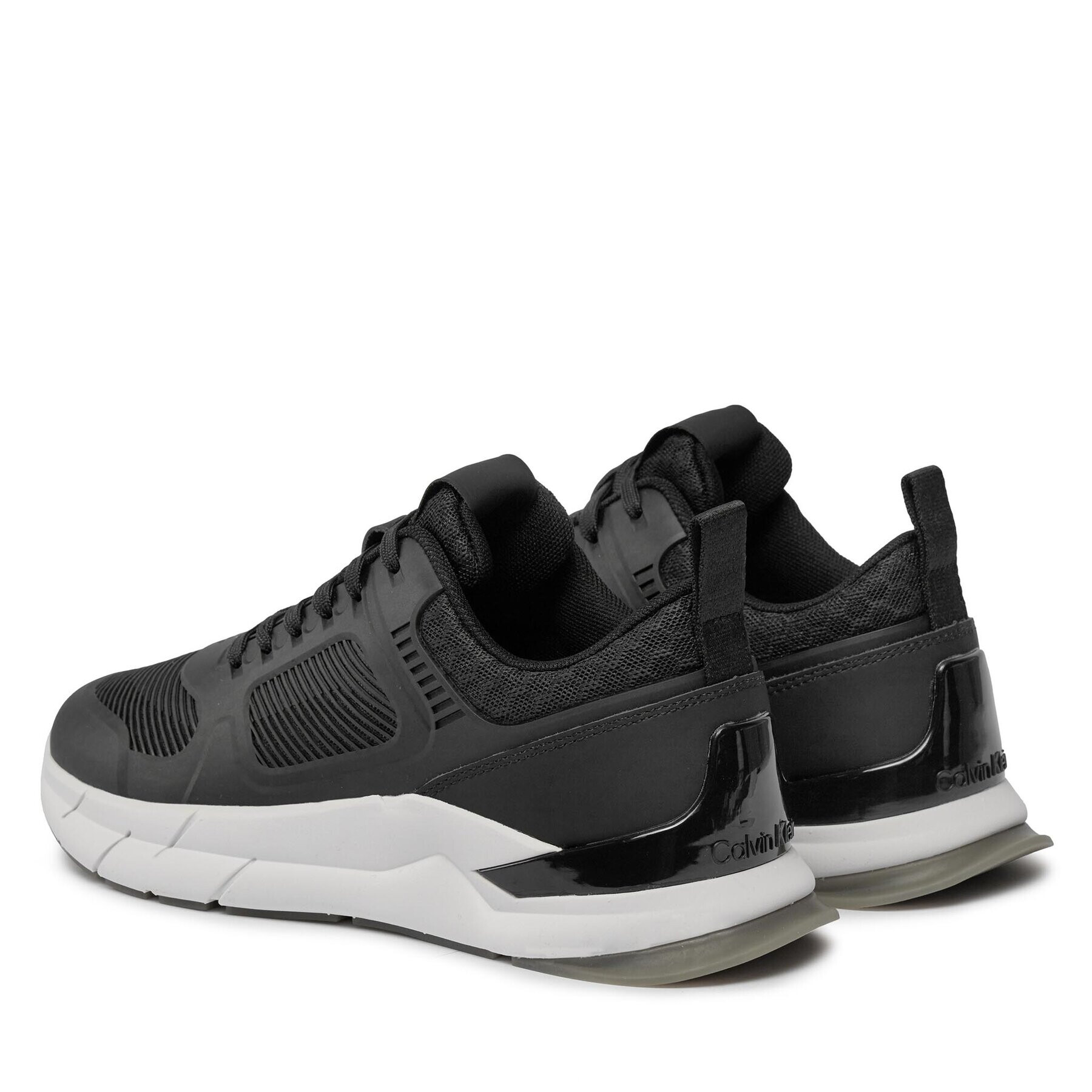 Calvin Klein Sneakers Lace Up Runner - Caged HW0HW01996 Negru - Pled.ro