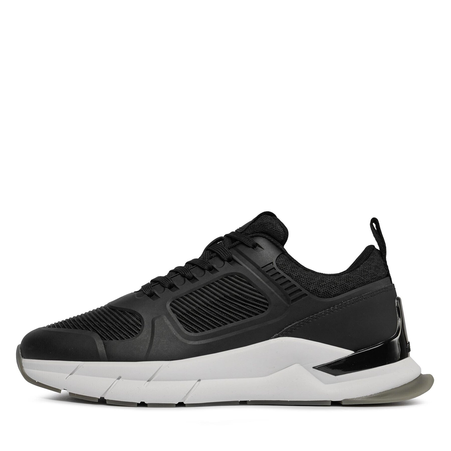 Calvin Klein Sneakers Lace Up Runner - Caged HW0HW01996 Negru - Pled.ro