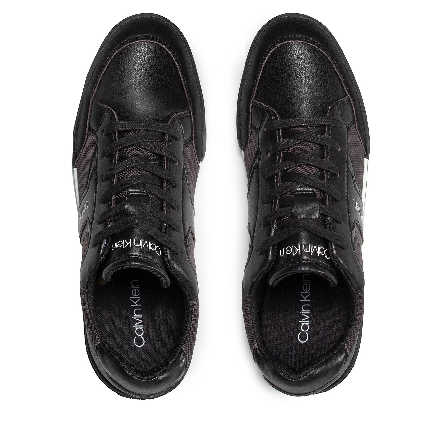 Calvin Klein Sneakers Lot Top Lace Up Mix HM0HM00248 Negru - Pled.ro