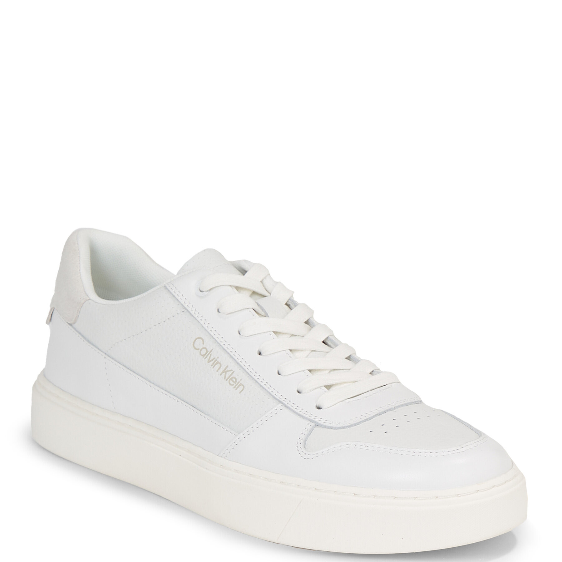 Calvin Klein Sneakers Low Top Lace Up Bskt HM0HM01254 Alb - Pled.ro