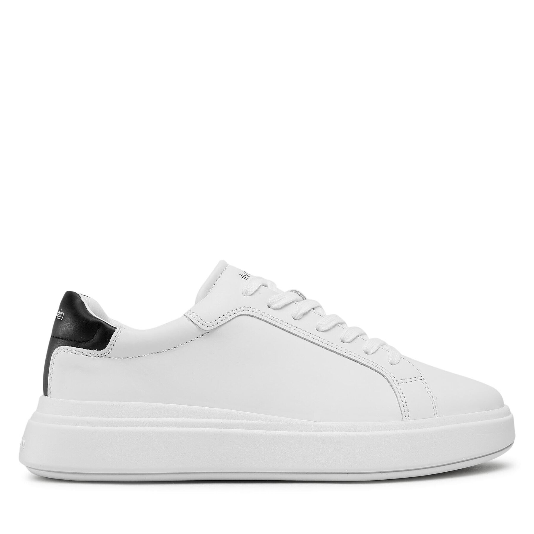 Calvin Klein Sneakers Low Top Lace Up HM0HM00292 Alb - Pled.ro