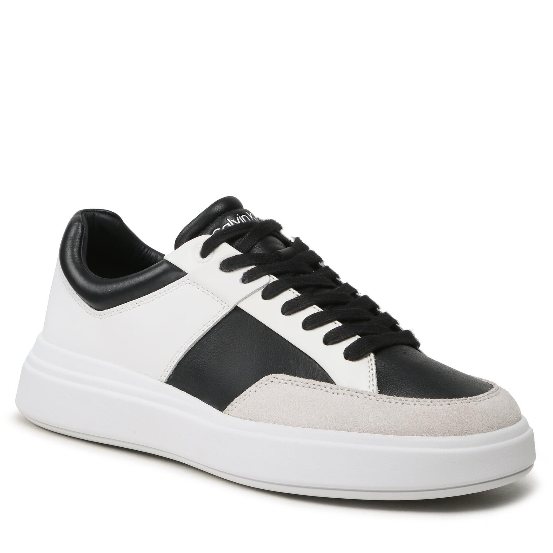 Calvin Klein Sneakers Low Top Lace Up HM0HM01047 Negru - Pled.ro