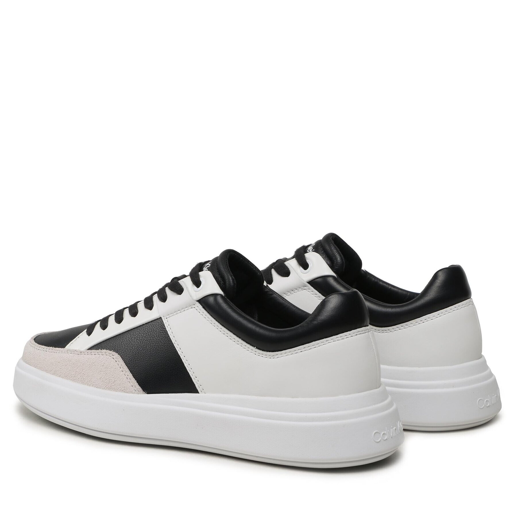 Calvin Klein Sneakers Low Top Lace Up HM0HM01047 Negru - Pled.ro