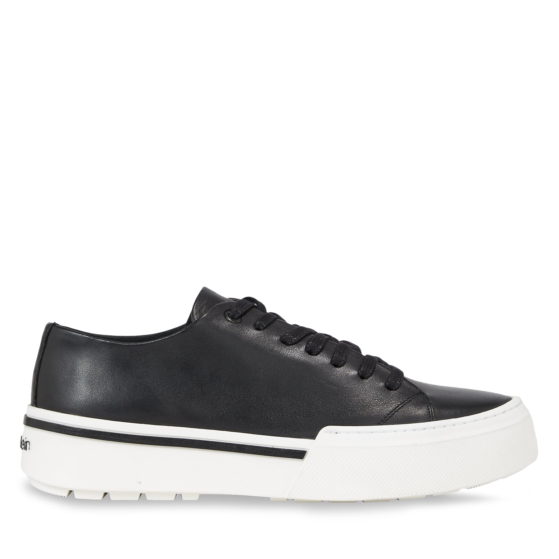 Calvin Klein Sneakers Low Top Lace Up HM0HM01177 Negru - Pled.ro