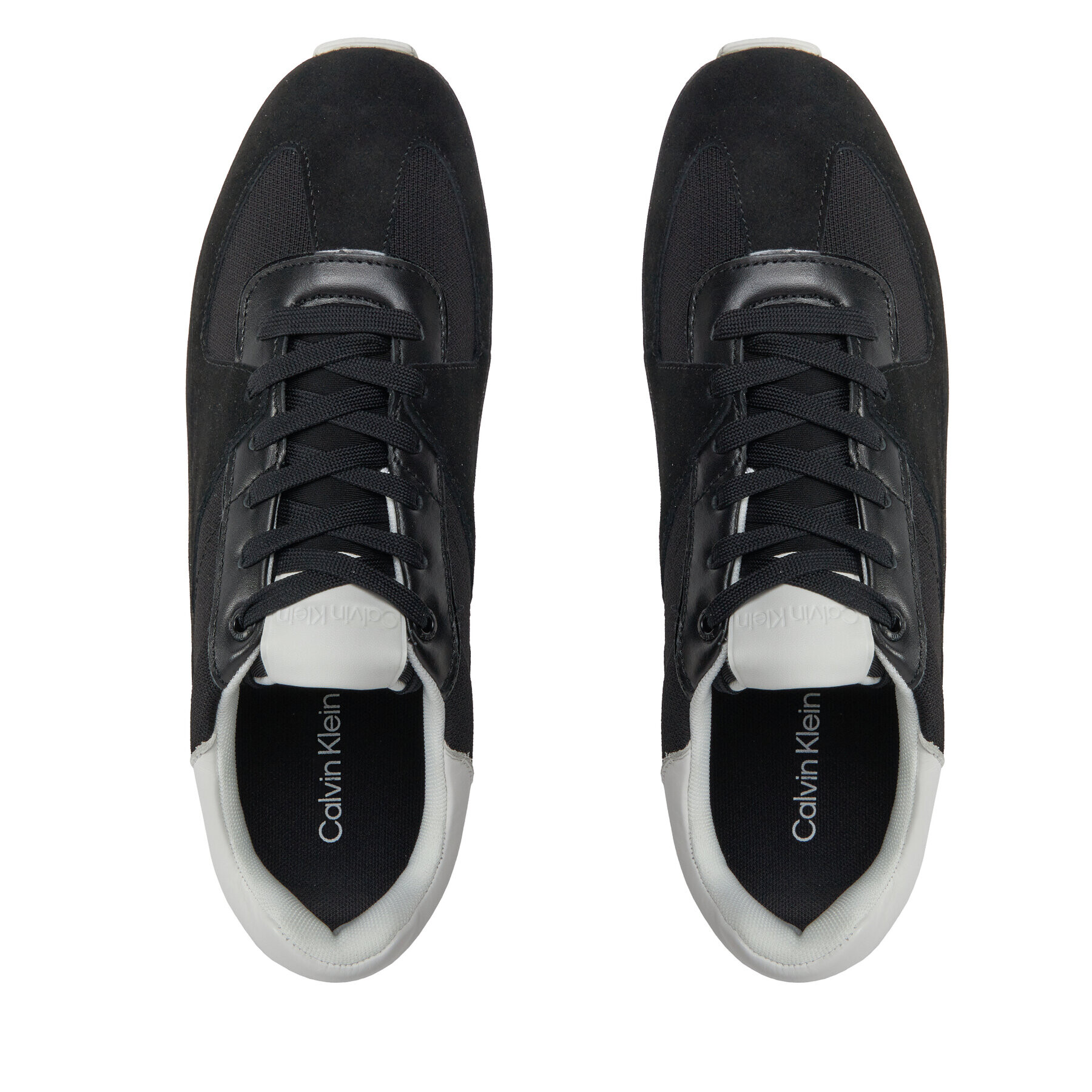 Calvin Klein Sneakers Low Top Lace Up HM0HM01286 Negru - Pled.ro