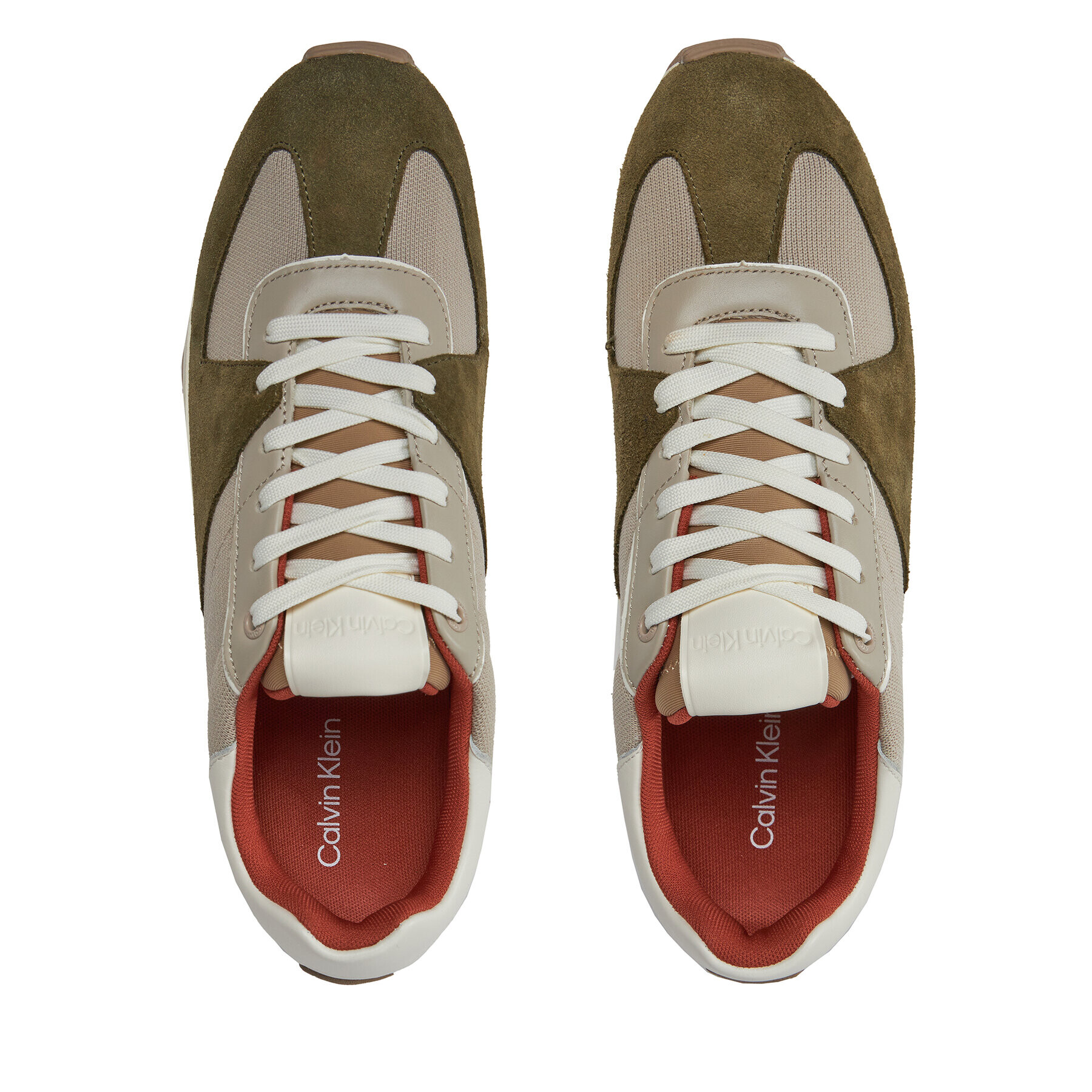 Calvin Klein Sneakers Low Top Lace Up HM0HM01286 Verde - Pled.ro