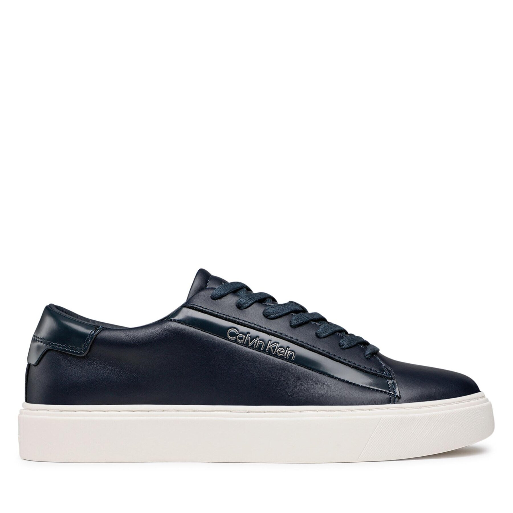 Calvin Klein Sneakers Low Top Lace Up Lth HM0HM00861 Bleumarin - Pled.ro