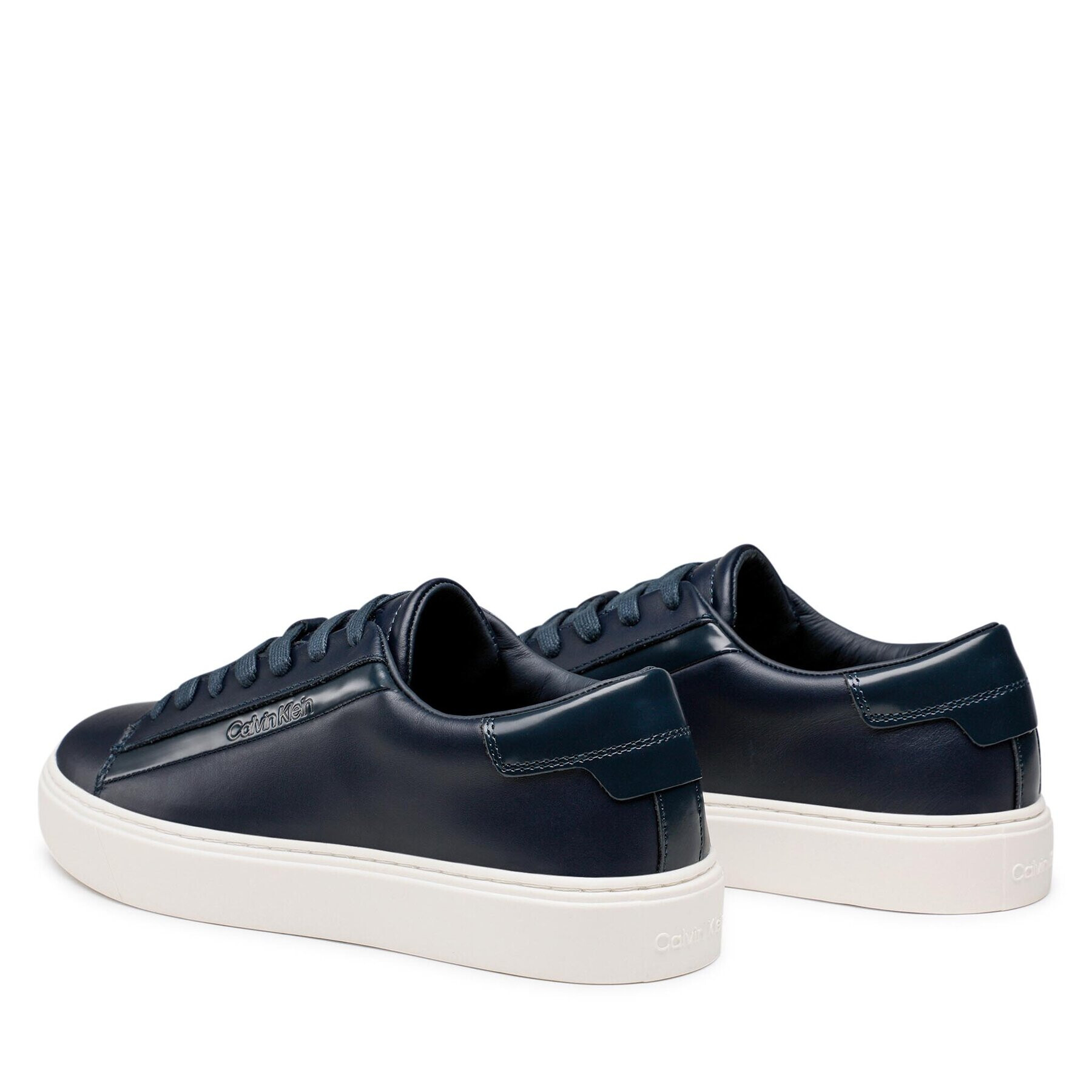 Calvin Klein Sneakers Low Top Lace Up Lth HM0HM00861 Bleumarin - Pled.ro