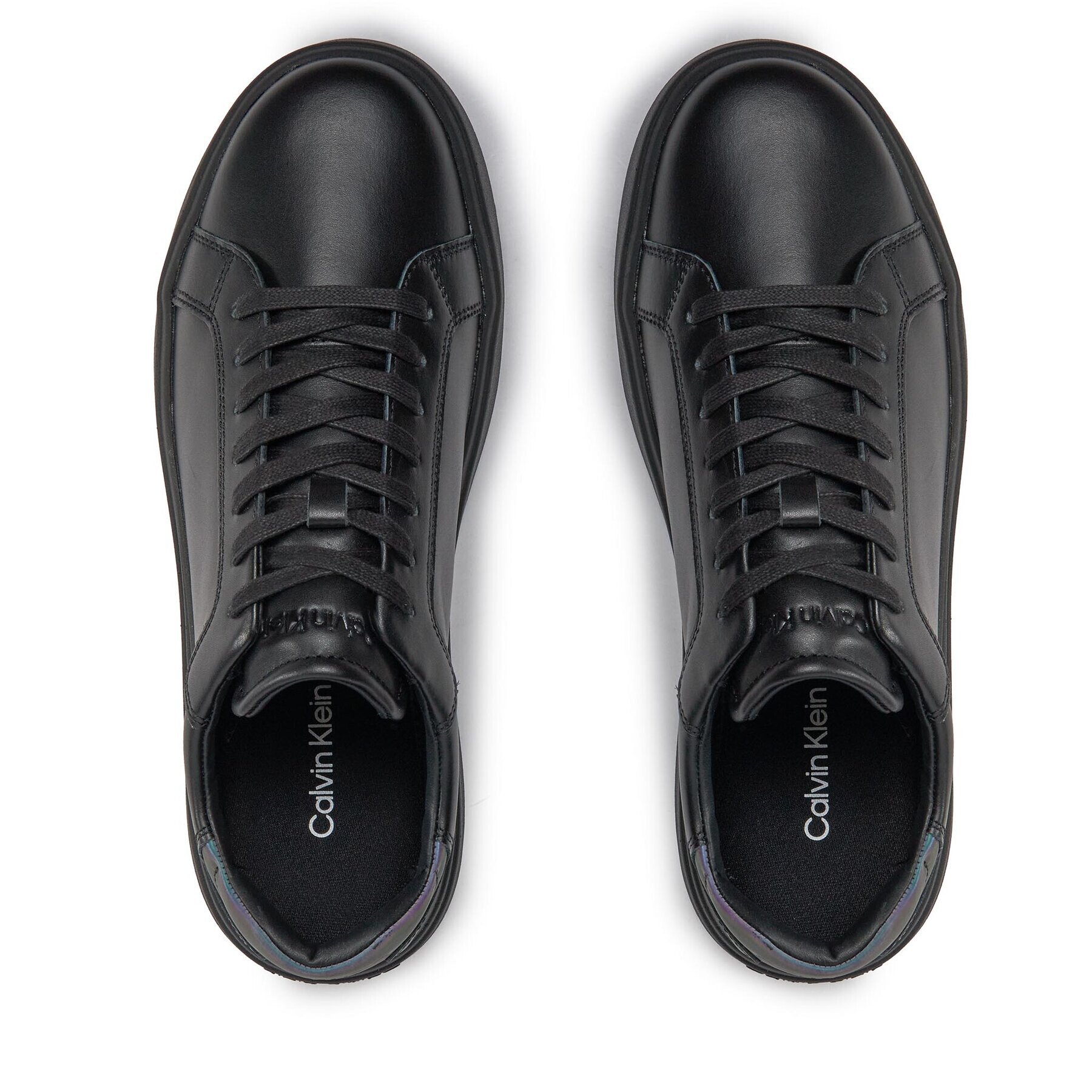 Calvin Klein Sneakers Low Top Lace Up Pet HM0HM01288 Negru - Pled.ro