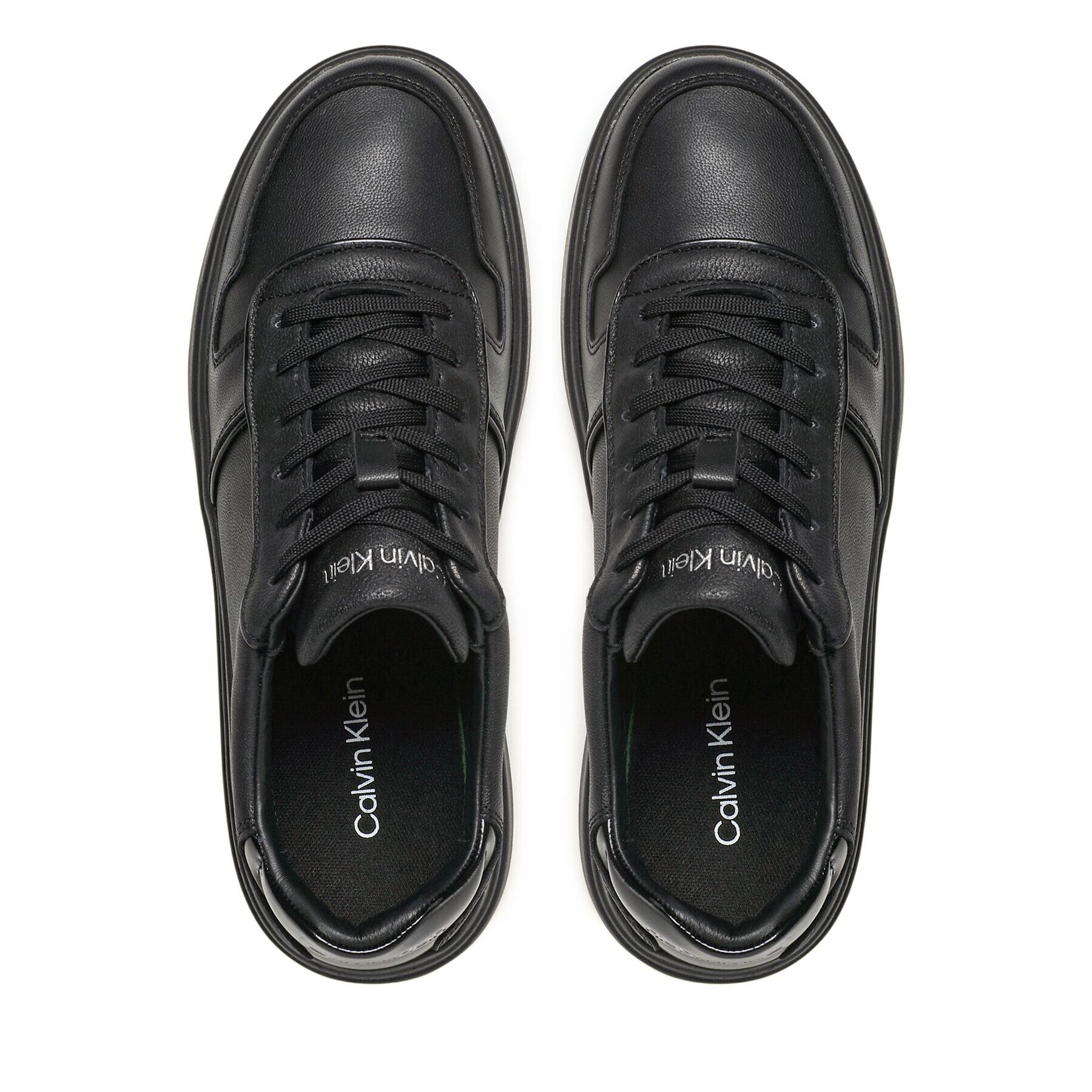 Calvin Klein Sneakers Low Top Lace Up Piping HM0HM00992 Negru - Pled.ro