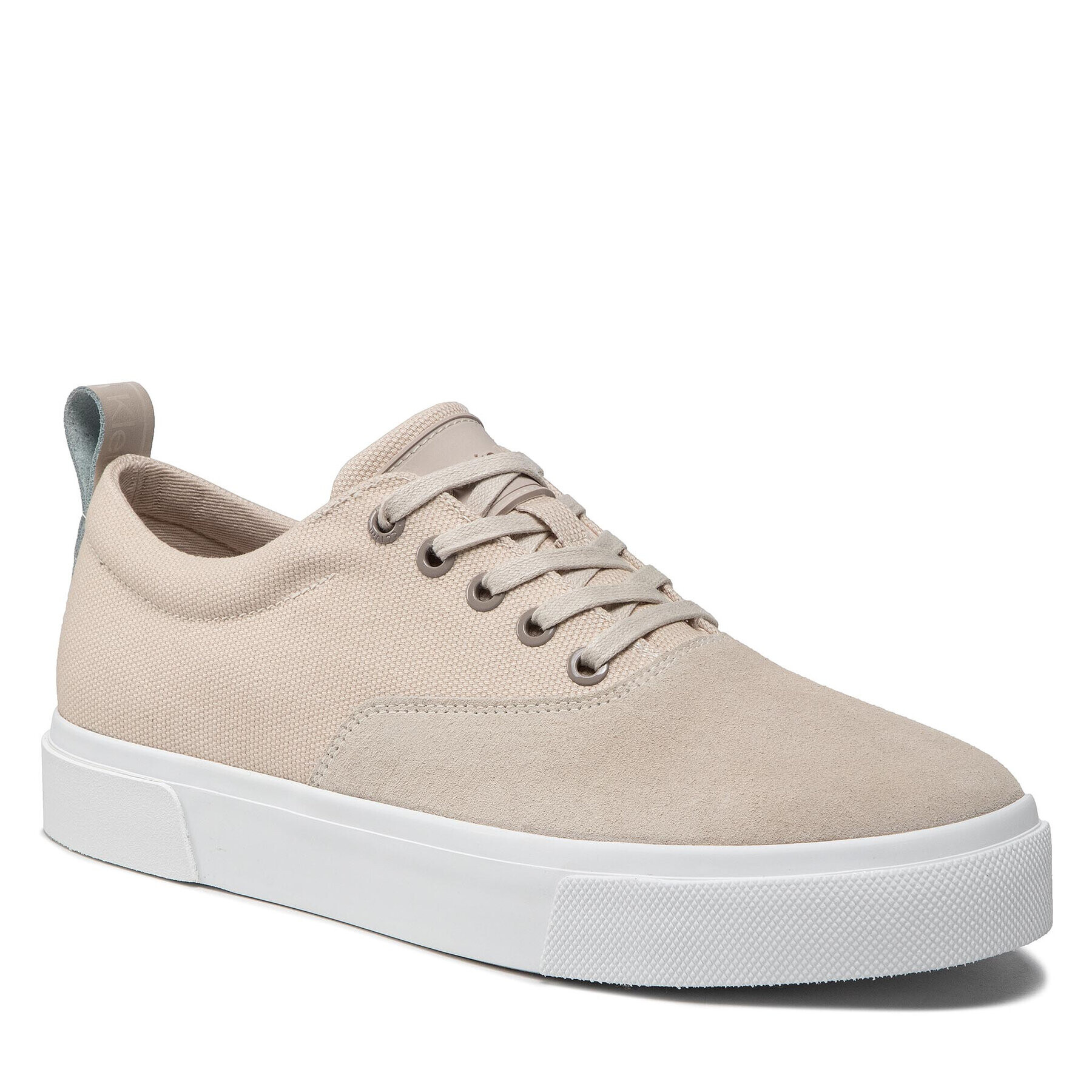 Calvin Klein Sneakers Low Top Lace Up Skate Cv Mix HM0HM00321 Bej - Pled.ro