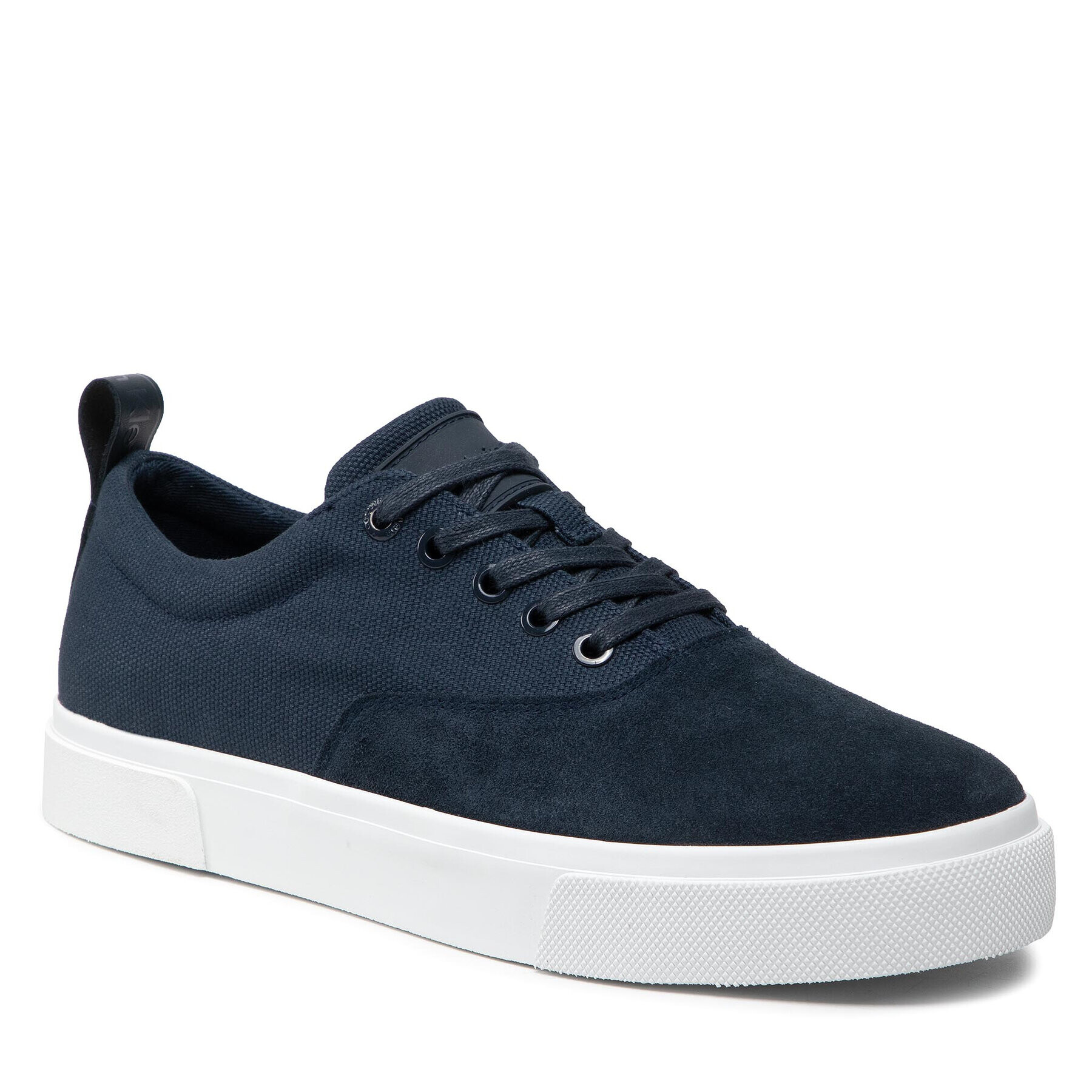 Calvin Klein Sneakers Low Top Lace Up Skate Cv Mix HM0HM00321 Bleumarin - Pled.ro