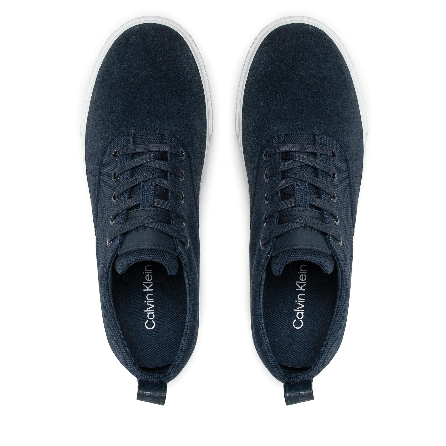 Calvin Klein Sneakers Low Top Lace Up Skate Cv Mix HM0HM00321 Bleumarin - Pled.ro