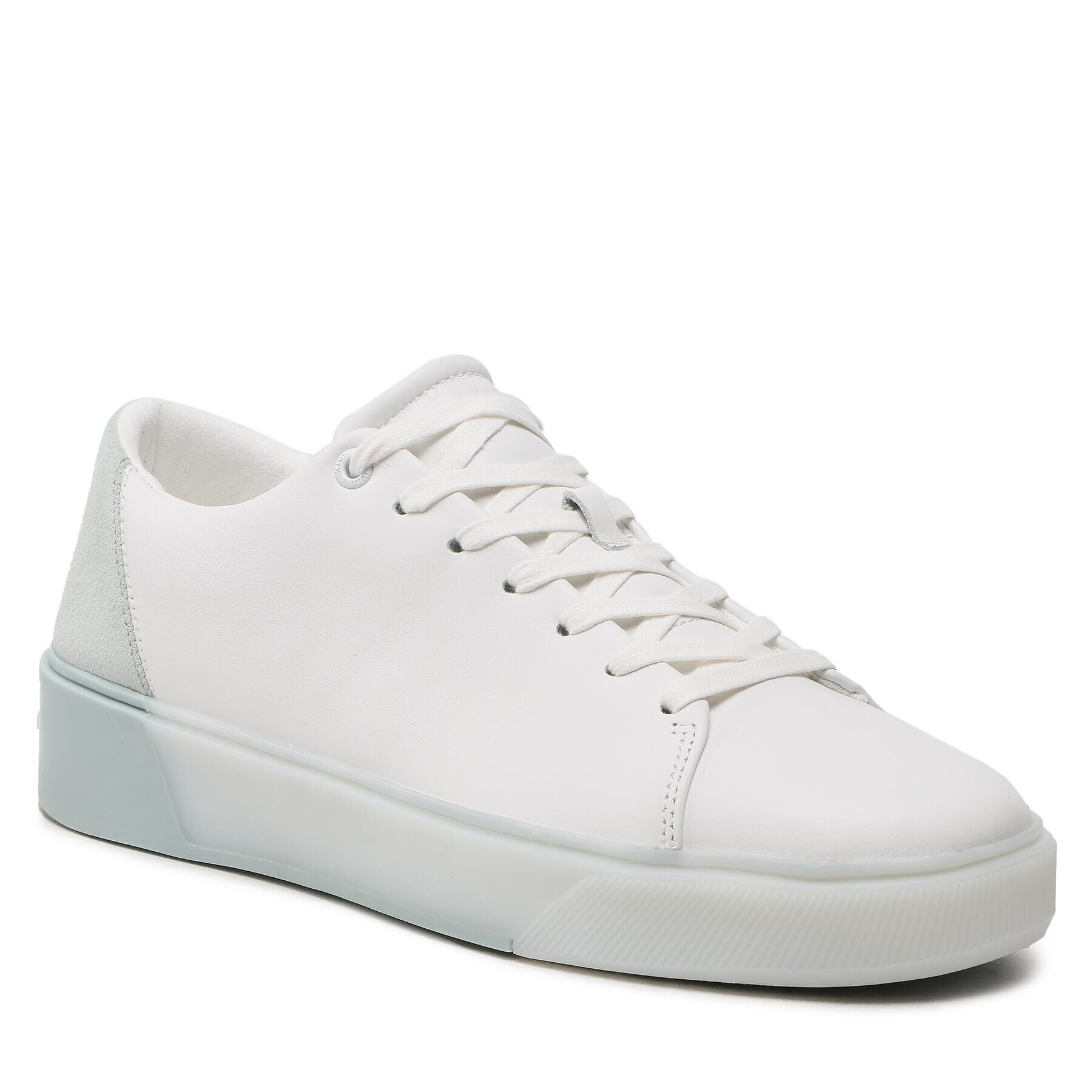 Calvin Klein Sneakers Low Top Lace Up Transp HM0HM00928 Alb - Pled.ro