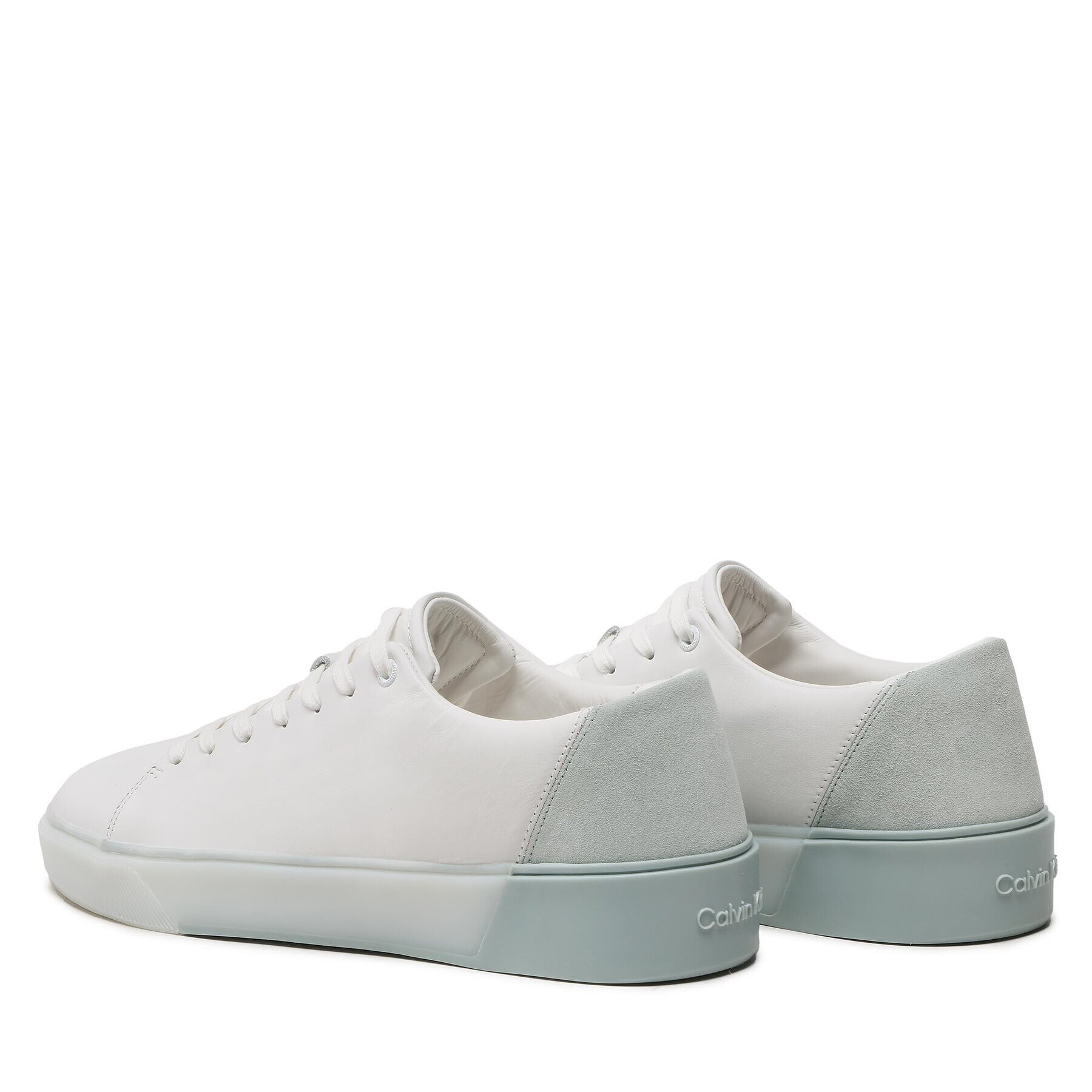 Calvin Klein Sneakers Low Top Lace Up Transp HM0HM00928 Alb - Pled.ro