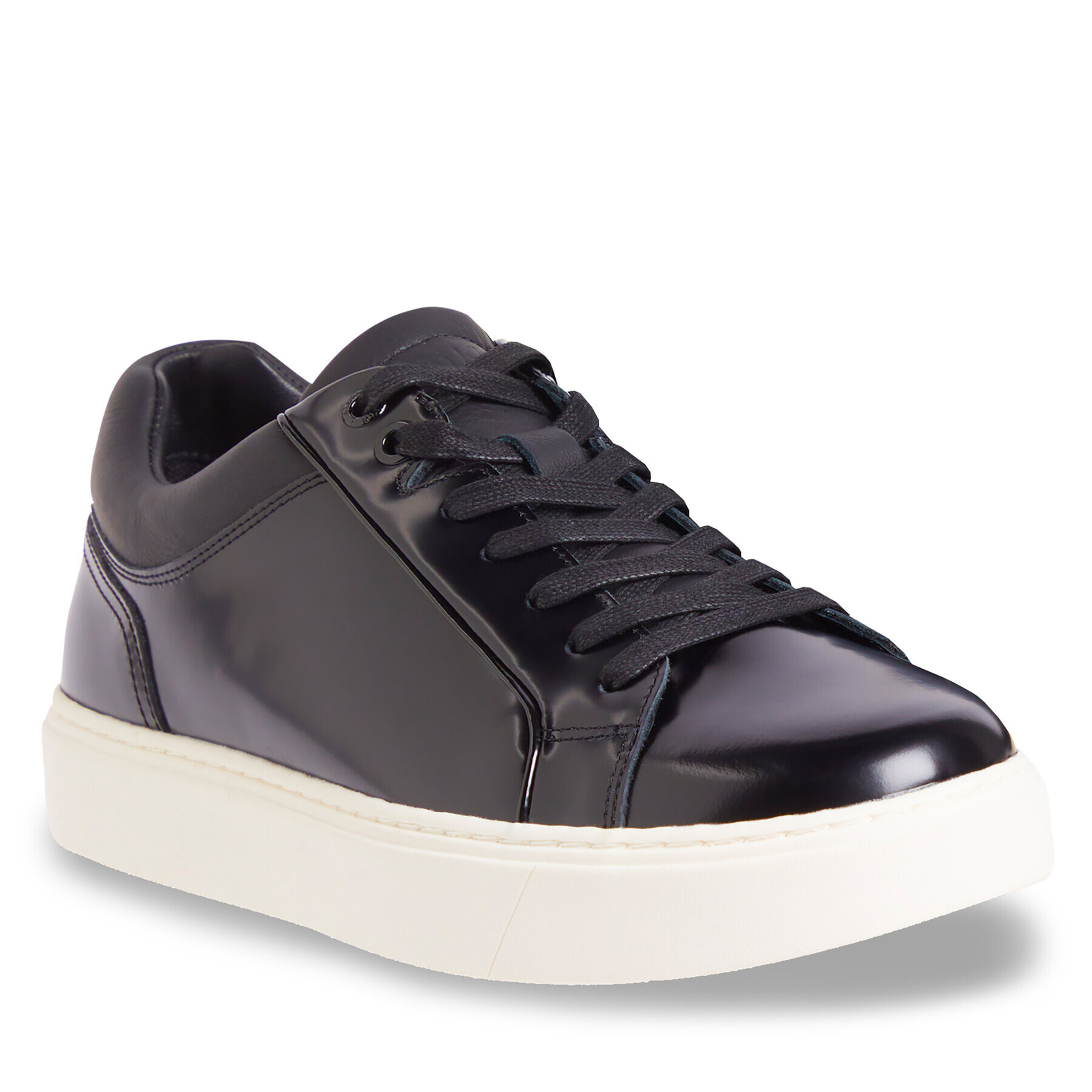 Calvin Klein Sneakers Low Top Lace Up Tux HM0HM01162 Negru - Pled.ro