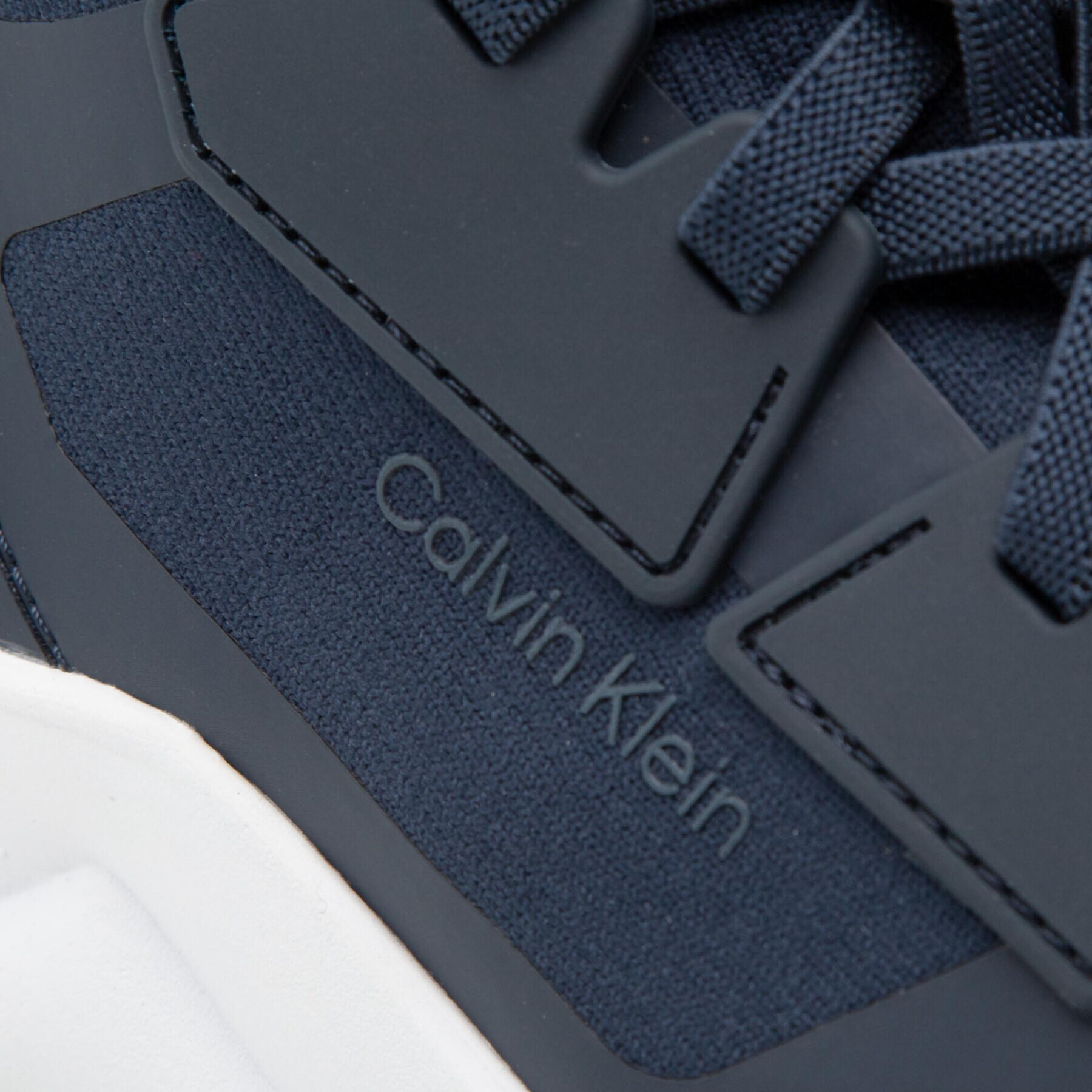 Calvin Klein Sneakers Recycled High-Top Sock Trainers HM0HM00760 Bleumarin - Pled.ro