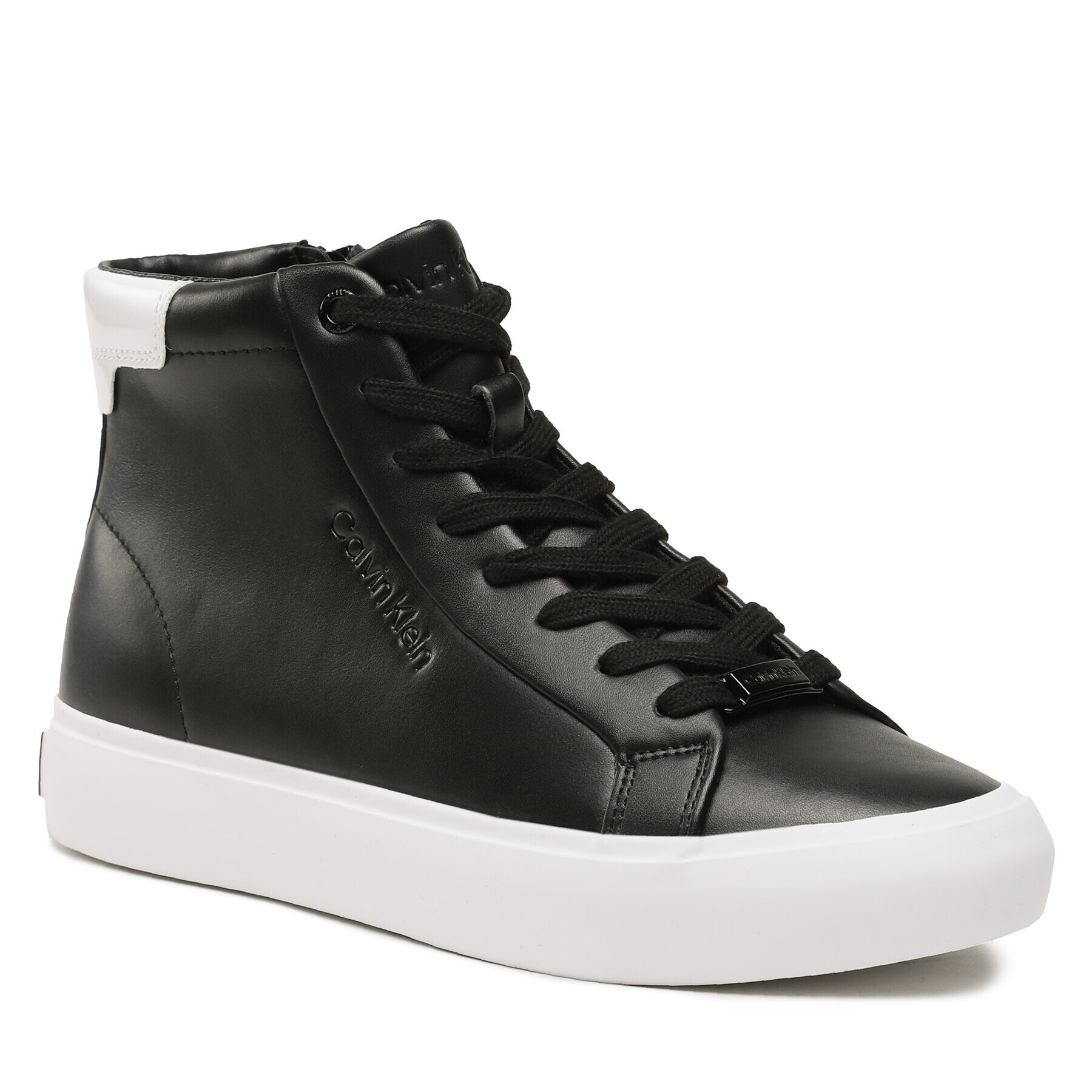 Calvin Klein Sneakers Vulc High Top HW0HW01679 Negru - Pled.ro