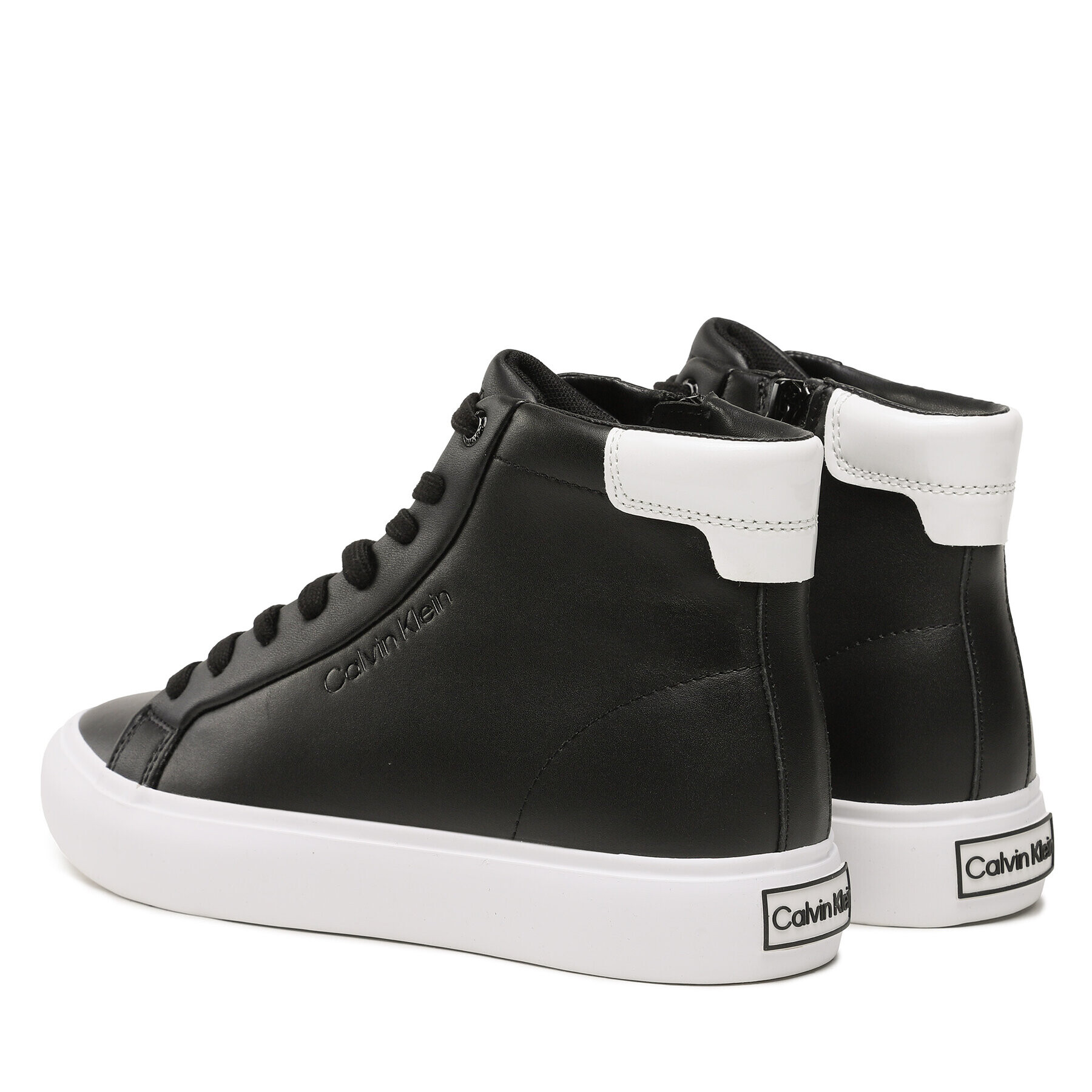 Calvin Klein Sneakers Vulc High Top HW0HW01679 Negru - Pled.ro