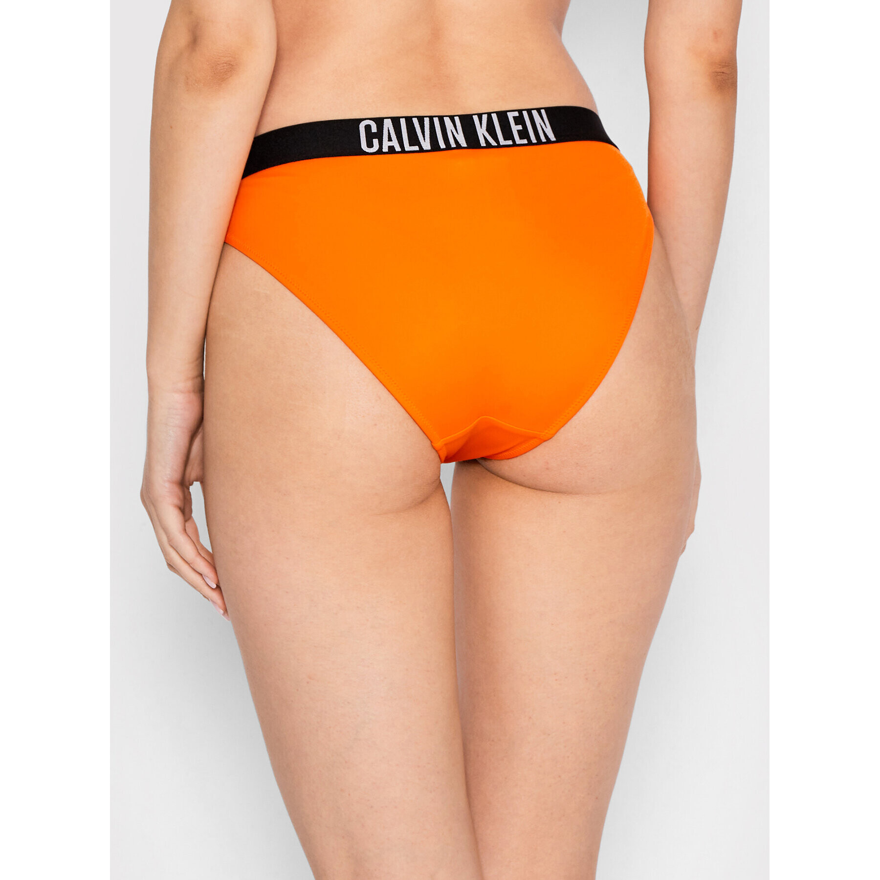 Calvin Klein Swimwear Bikini partea de jos Classic KW0KW01728 Portocaliu - Pled.ro