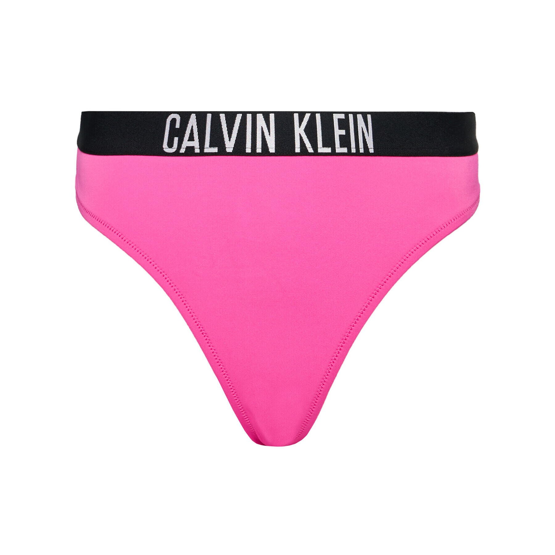 Calvin Klein Swimwear Bikini partea de jos Classic Plus KW0KW01392 Roz - Pled.ro