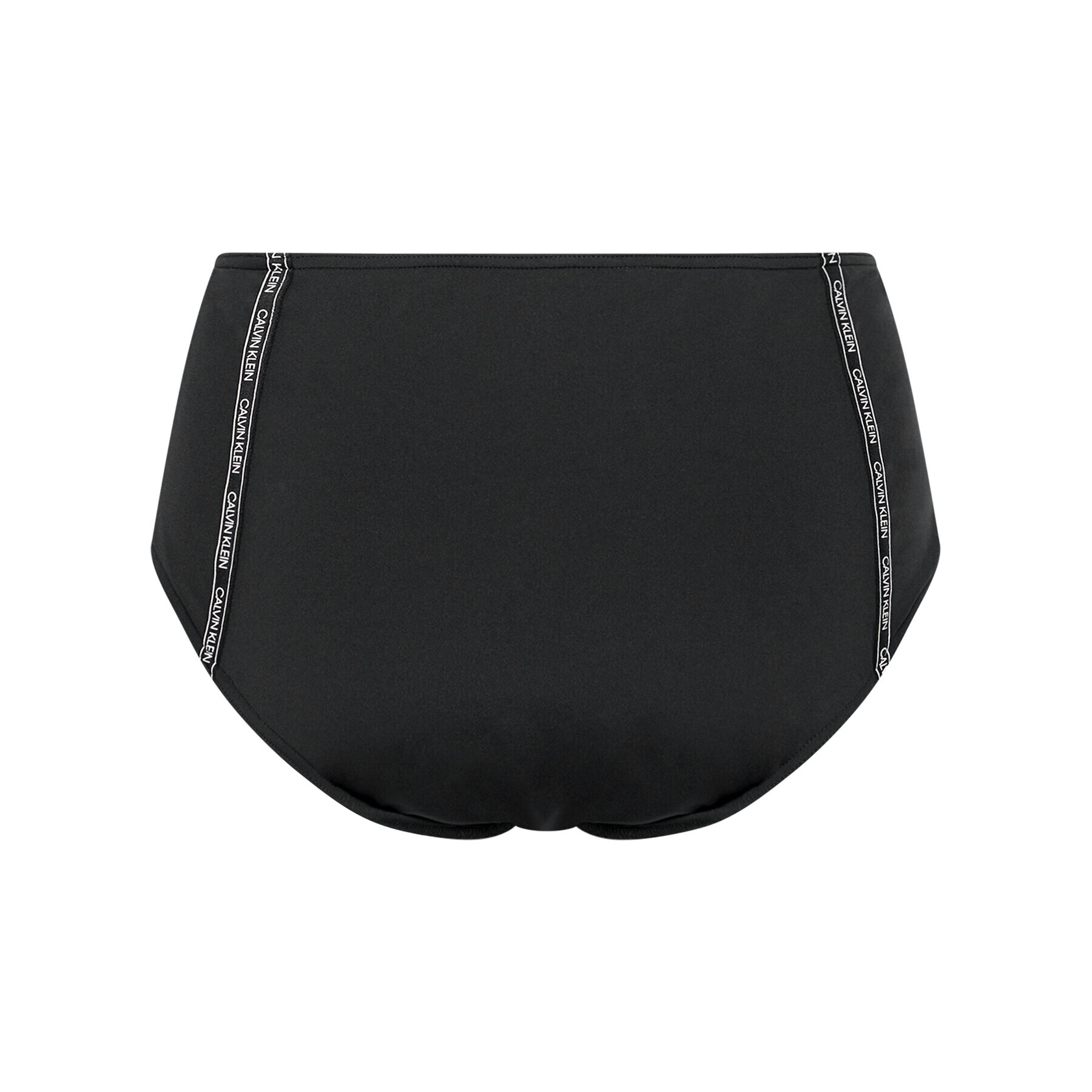 Calvin Klein Swimwear Bikini partea de jos High KW0KW01318 Negru - Pled.ro