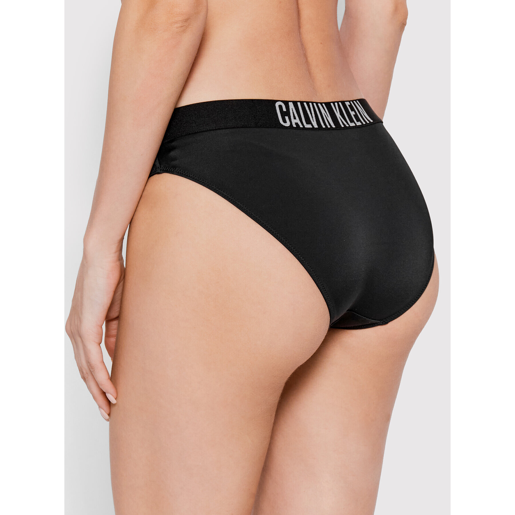 Calvin Klein Swimwear Bikini partea de jos Intense Power KW0KW01859 Negru - Pled.ro