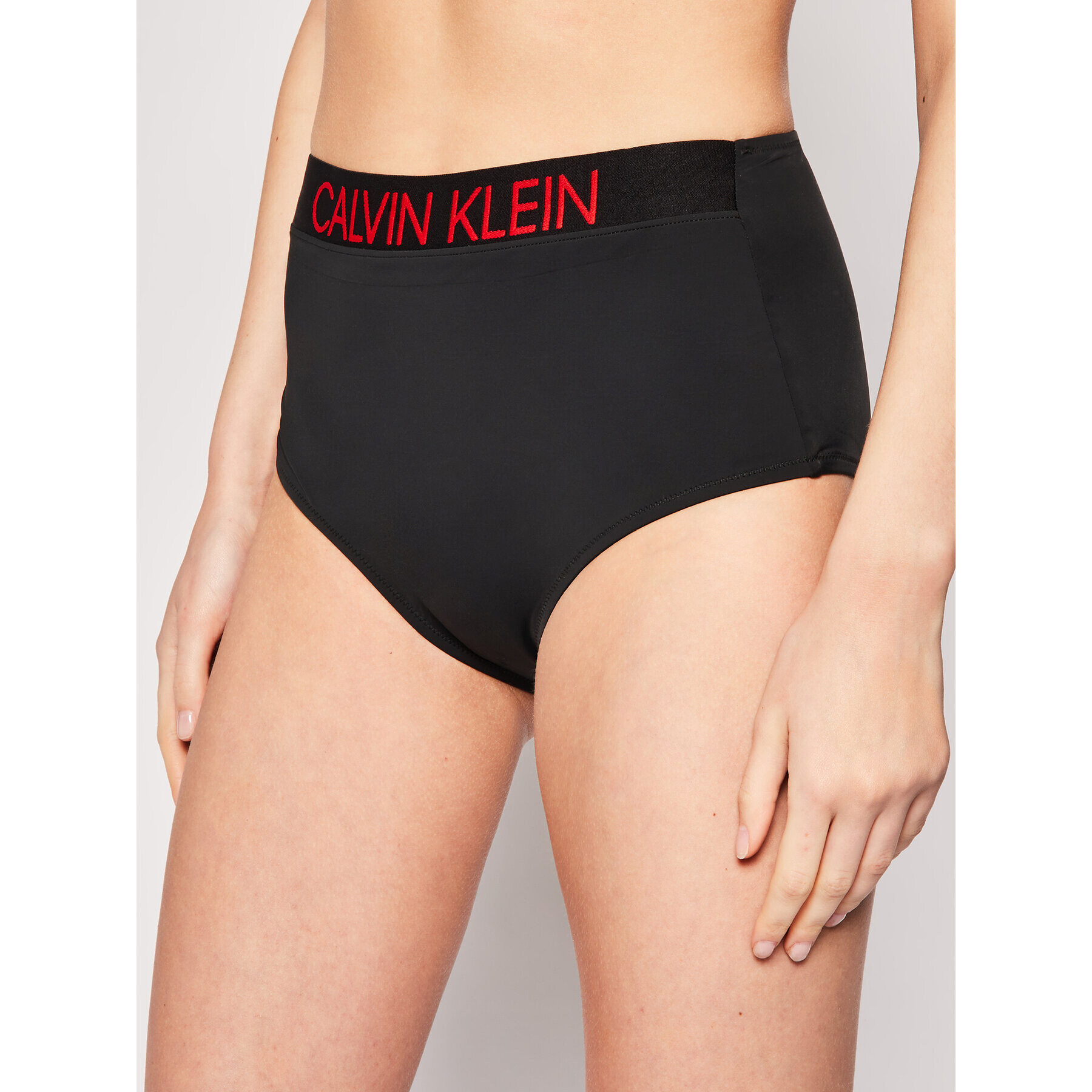 Calvin Klein Swimwear Bikini partea de jos KW0KW00941 Negru - Pled.ro