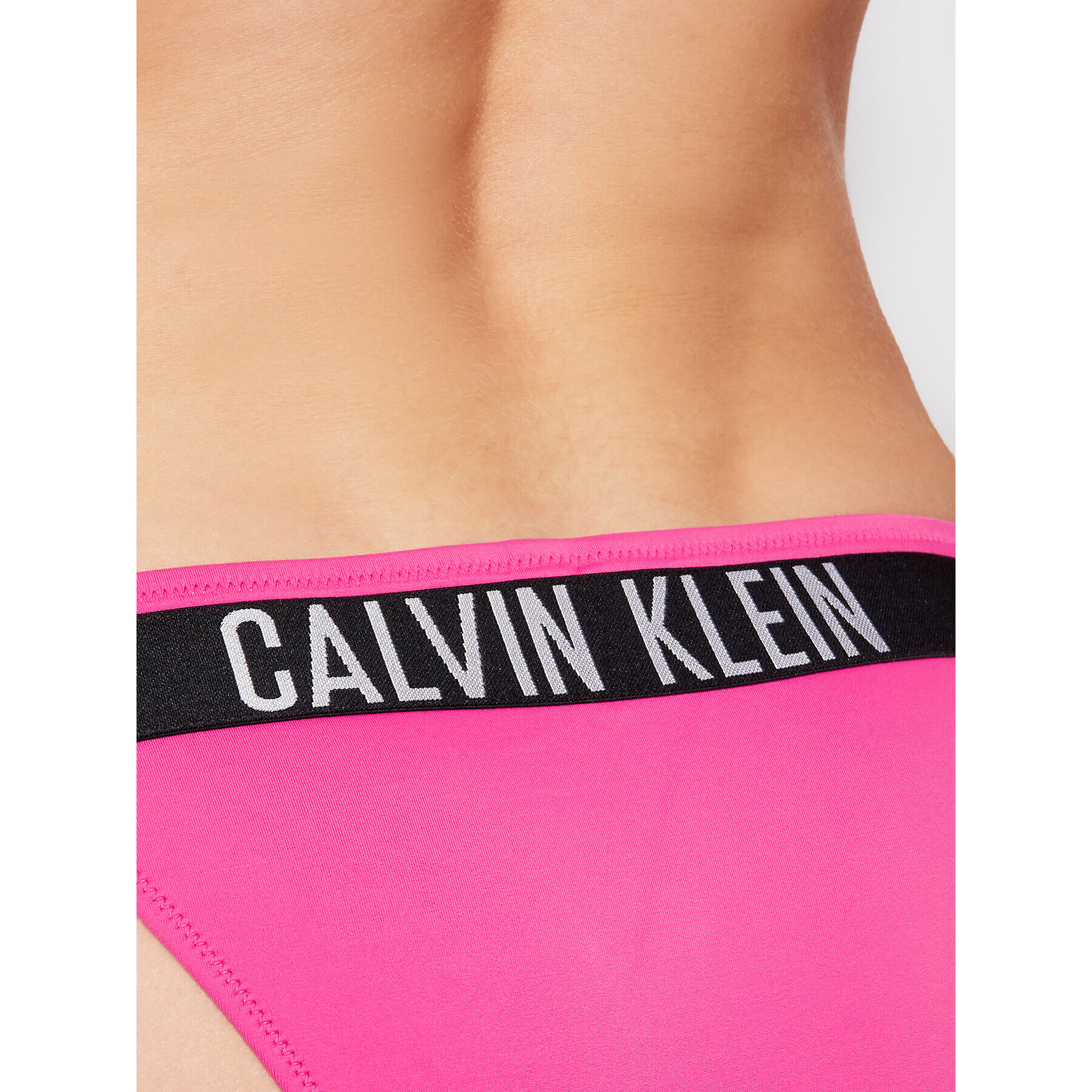 Calvin Klein Swimwear Bikini partea de jos KW0KW01230 Roz - Pled.ro