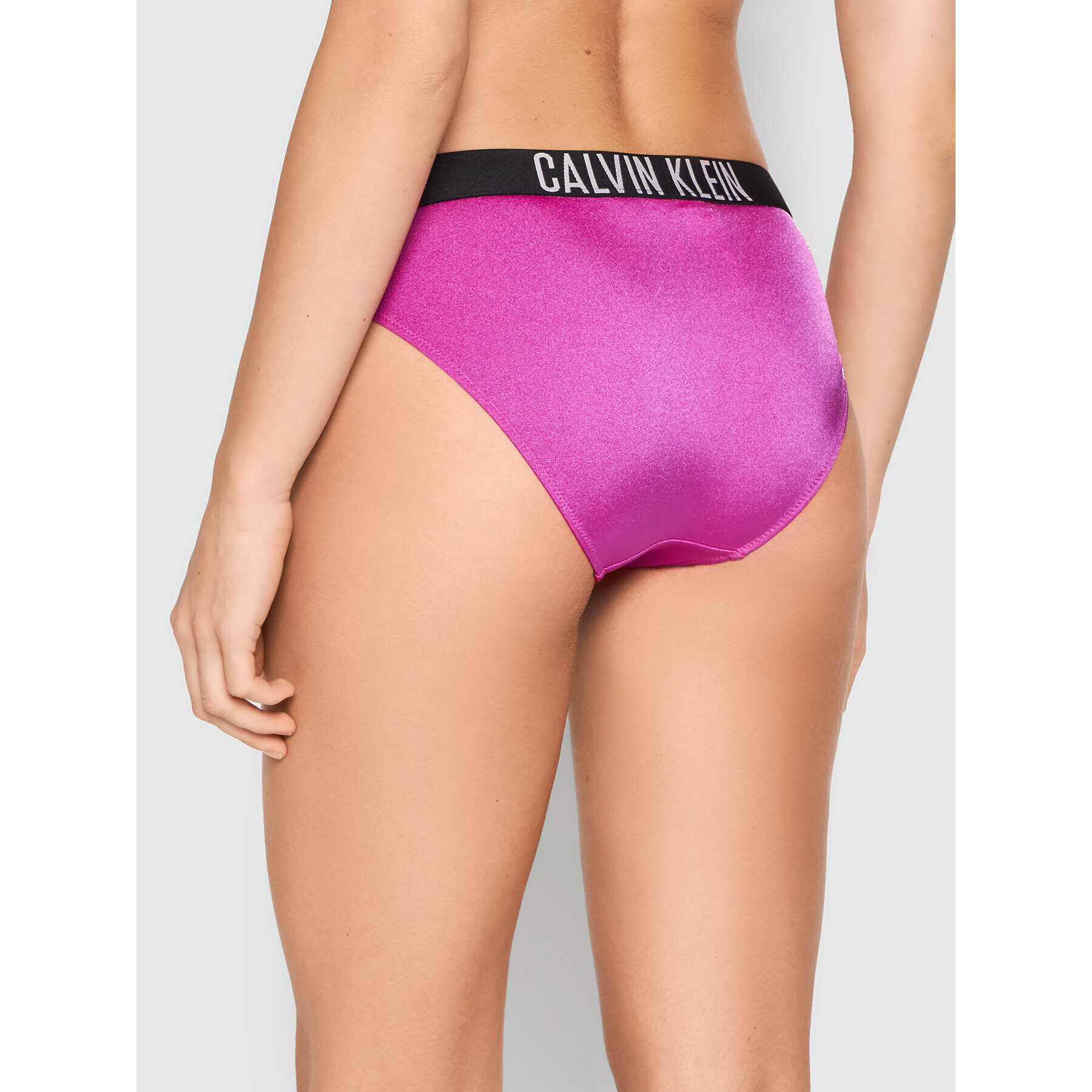 Calvin Klein Swimwear Bikini partea de jos KW0KW01463 Roz - Pled.ro