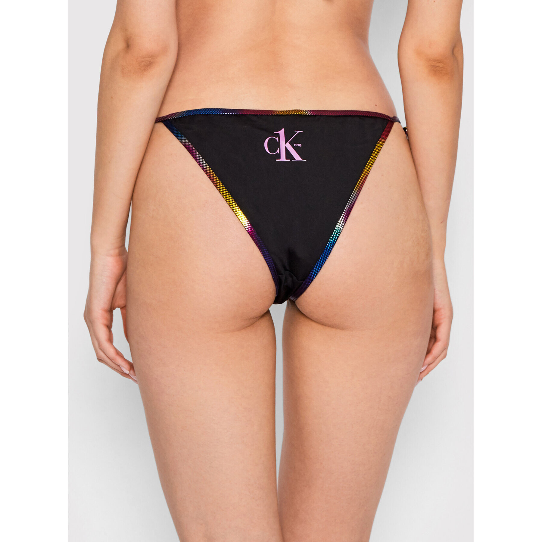 Calvin Klein Swimwear Bikini partea de jos KW0KW01712 Negru - Pled.ro