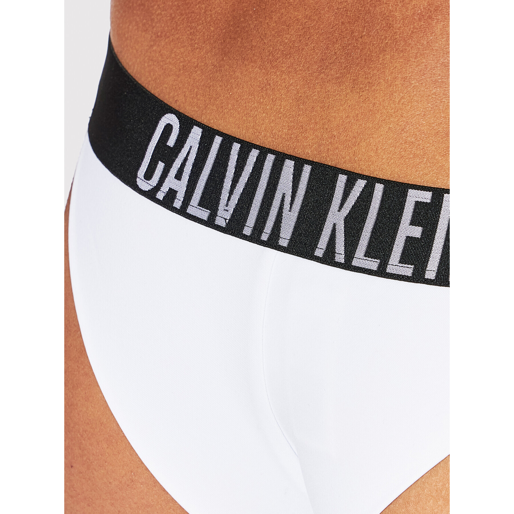 Calvin Klein Swimwear Bikini partea de jos KW0KW01727 Alb - Pled.ro