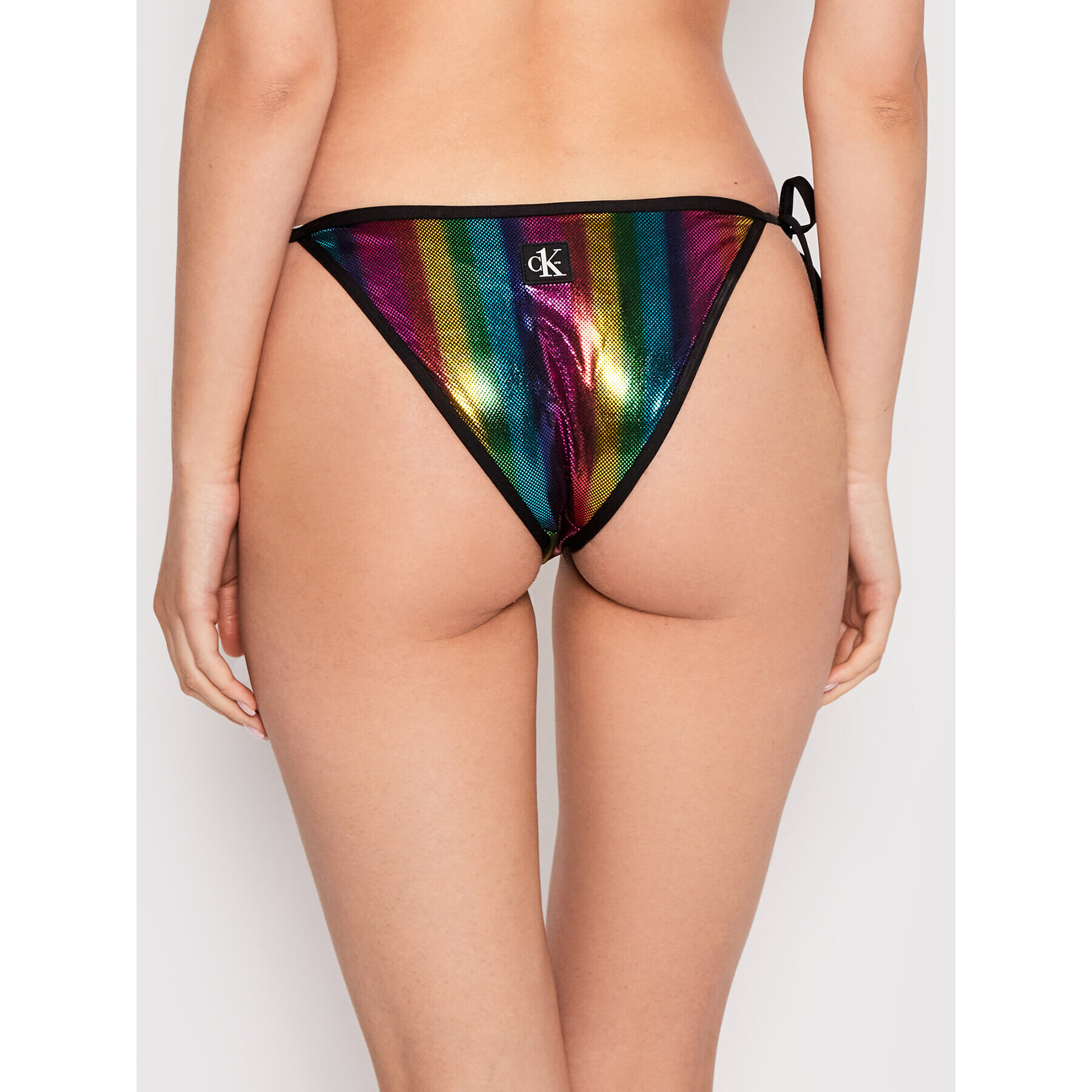 Calvin Klein Swimwear Bikini partea de jos KW0KW01868 Colorat - Pled.ro