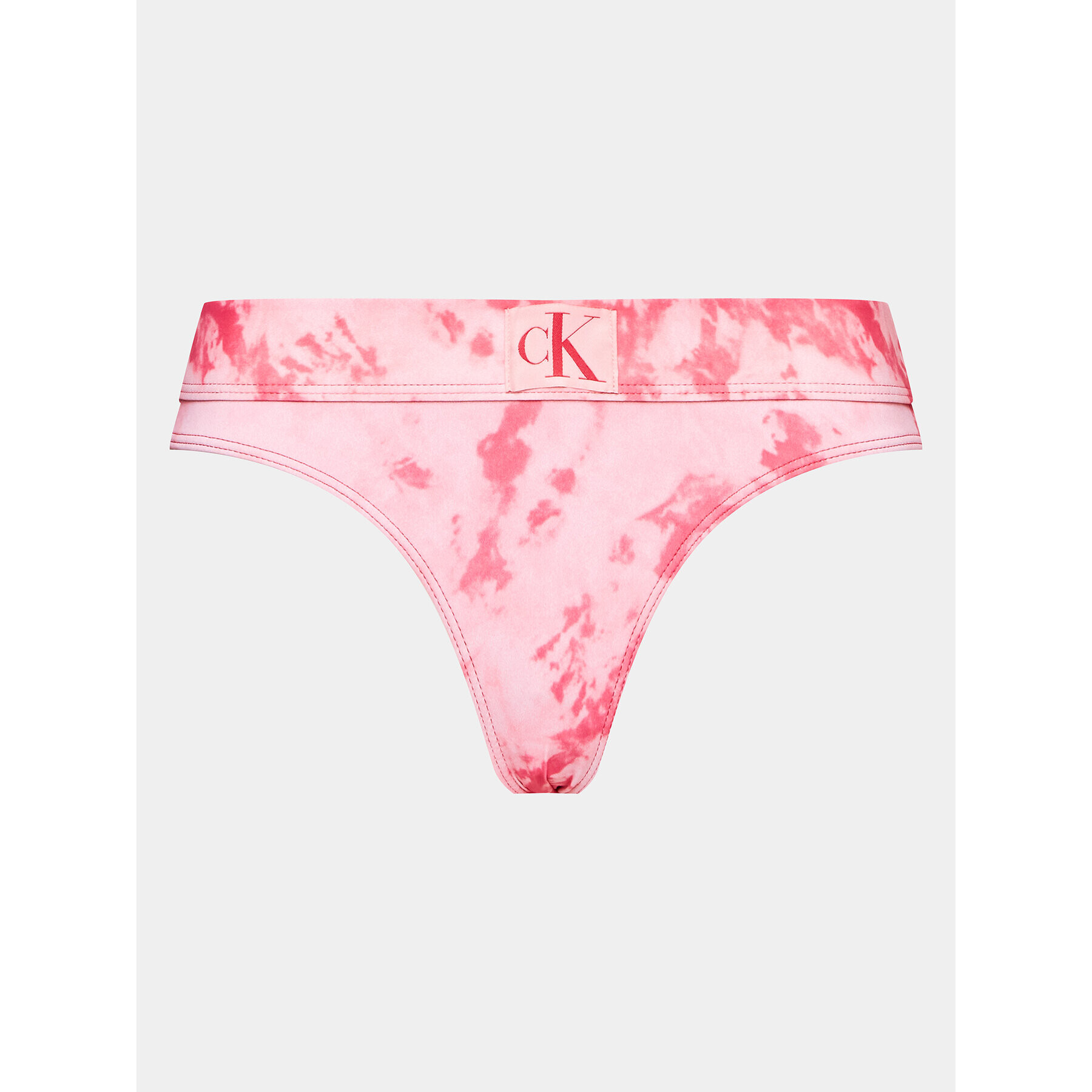 Calvin Klein Swimwear Bikini partea de jos KW0KW02124 Roz - Pled.ro