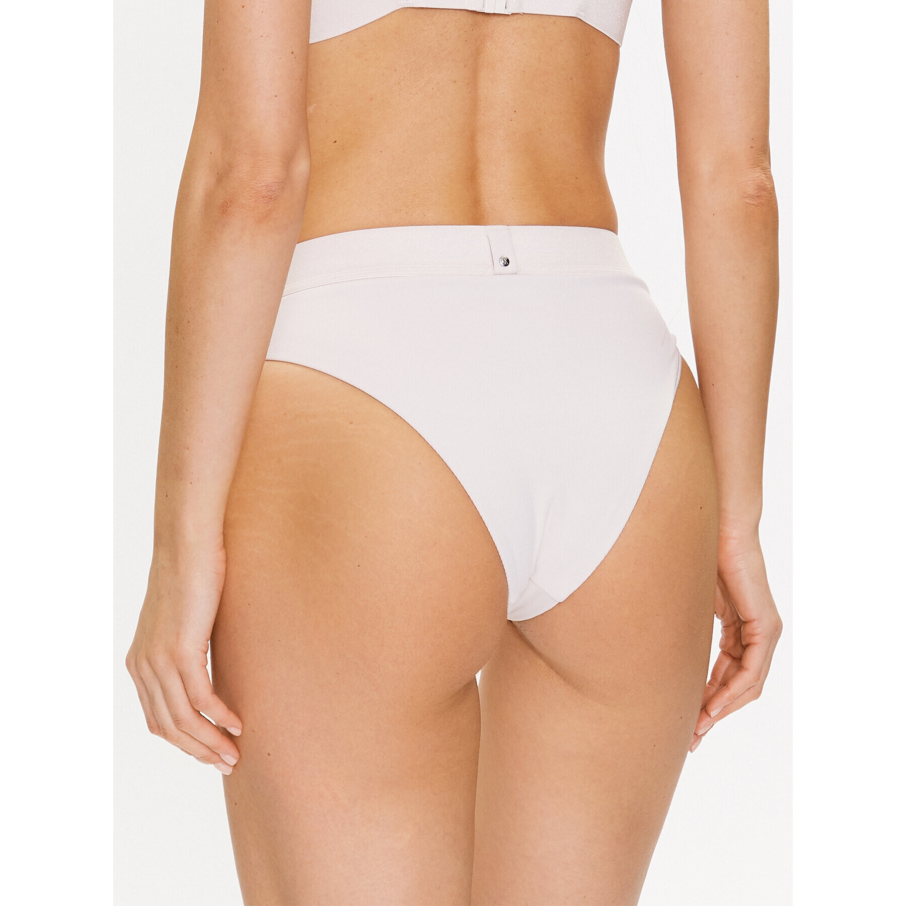 Calvin Klein Swimwear Bikini partea de jos KW0KW02150 Écru - Pled.ro