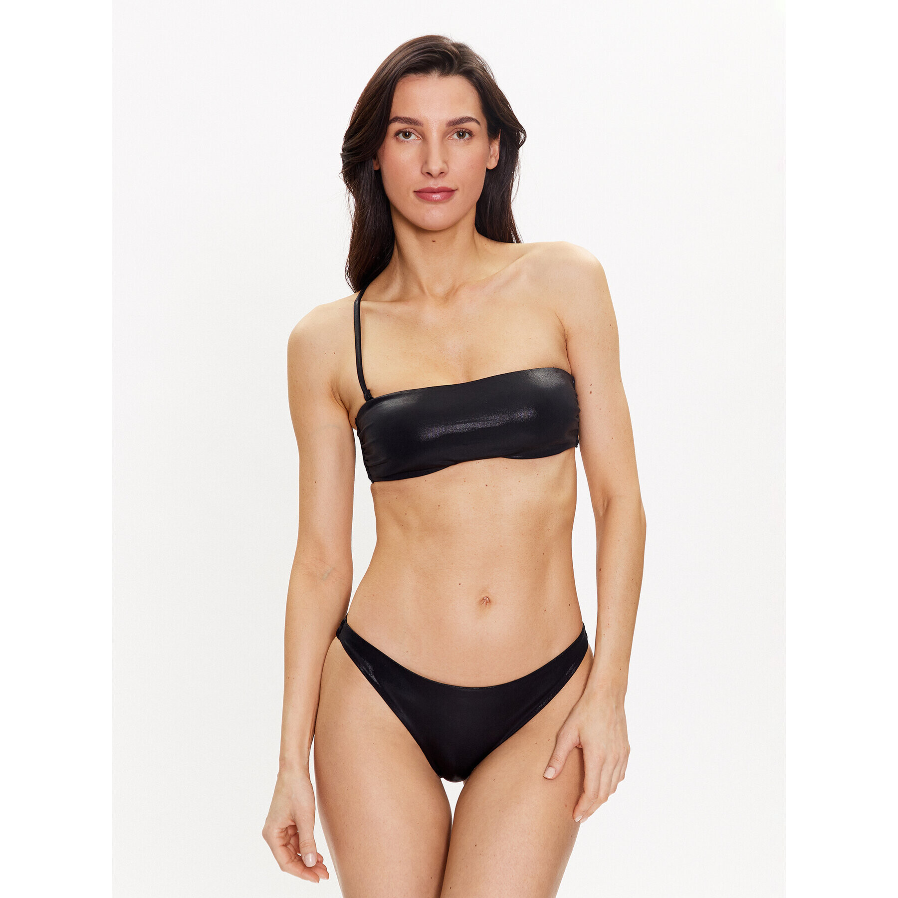 Calvin Klein Swimwear Bikini partea de jos KW0KW02181 Negru - Pled.ro