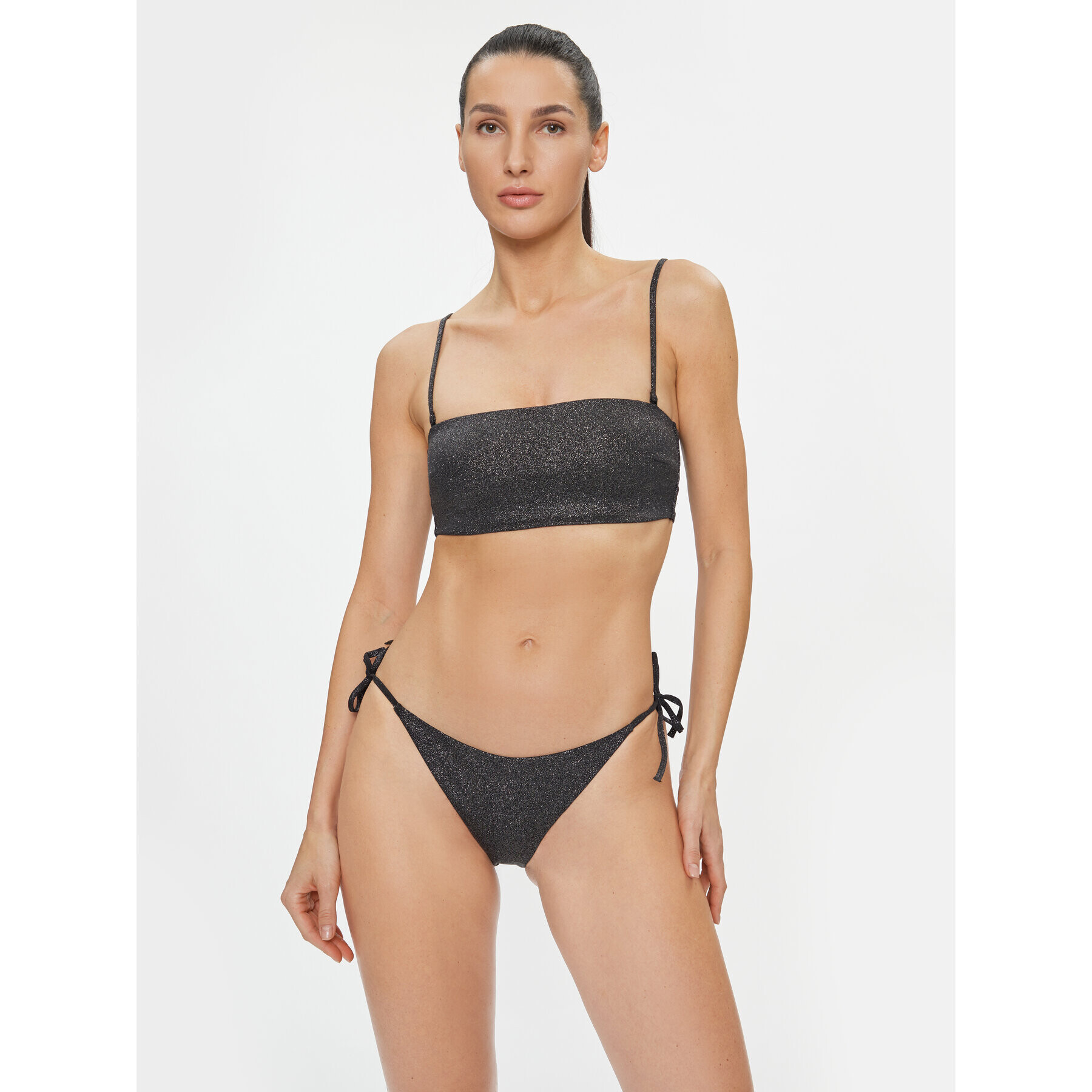 Calvin Klein Swimwear Bikini partea de jos KW0KW02277 Negru - Pled.ro