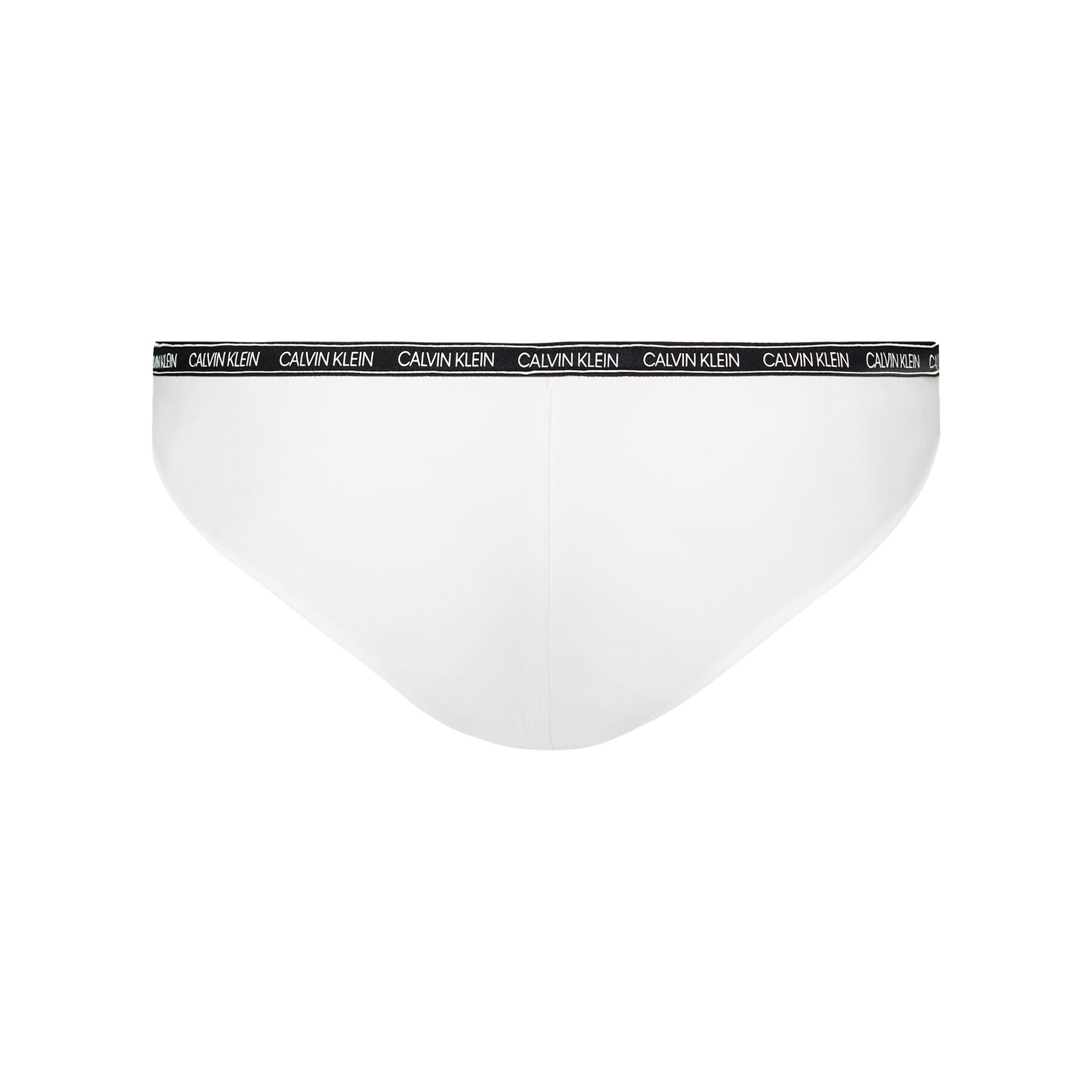 Calvin Klein Swimwear Bikini partea de jos Logo Tape KW0KW01275 Alb - Pled.ro