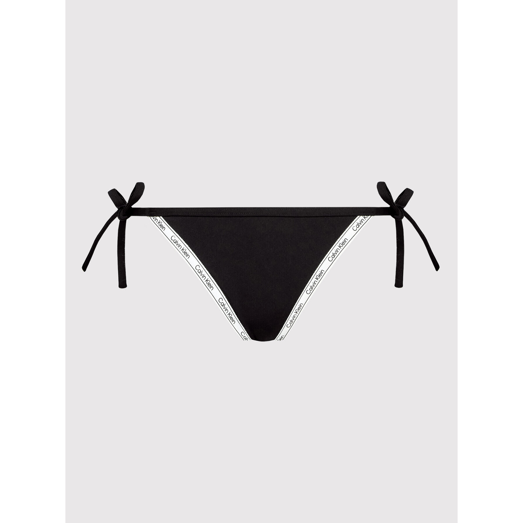 Calvin Klein Swimwear Bikini partea de jos Logo Tape KW0KW01711 Negru - Pled.ro