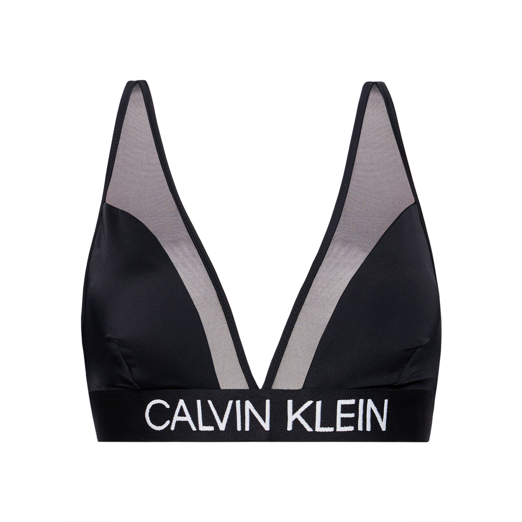 Calvin Klein Swimwear Bikini partea de sus Apex KW0KW01312 Negru - Pled.ro