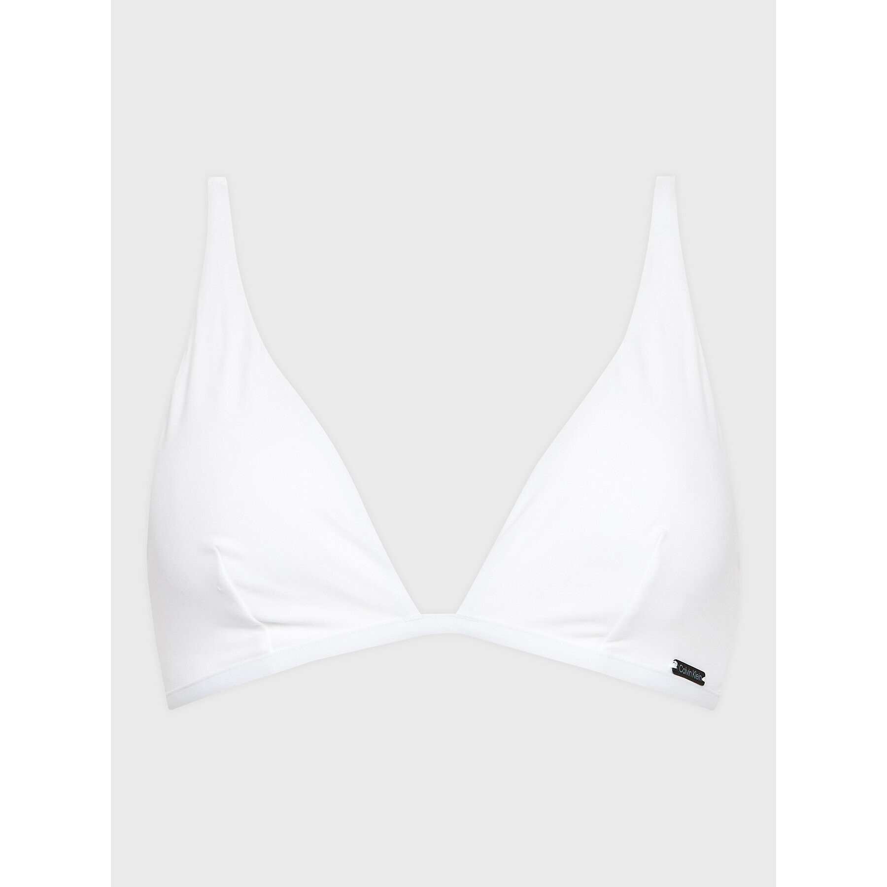 Calvin Klein Swimwear Bikini partea de sus Fixed KW0KW02041 Alb - Pled.ro