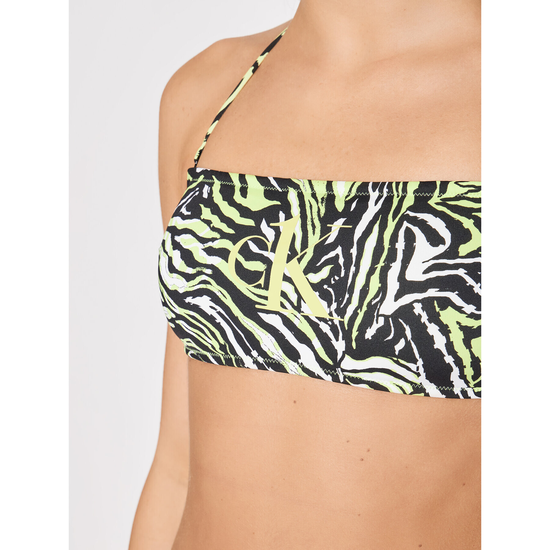 Calvin Klein Swimwear Bikini partea de sus KW0KW01522 Negru - Pled.ro