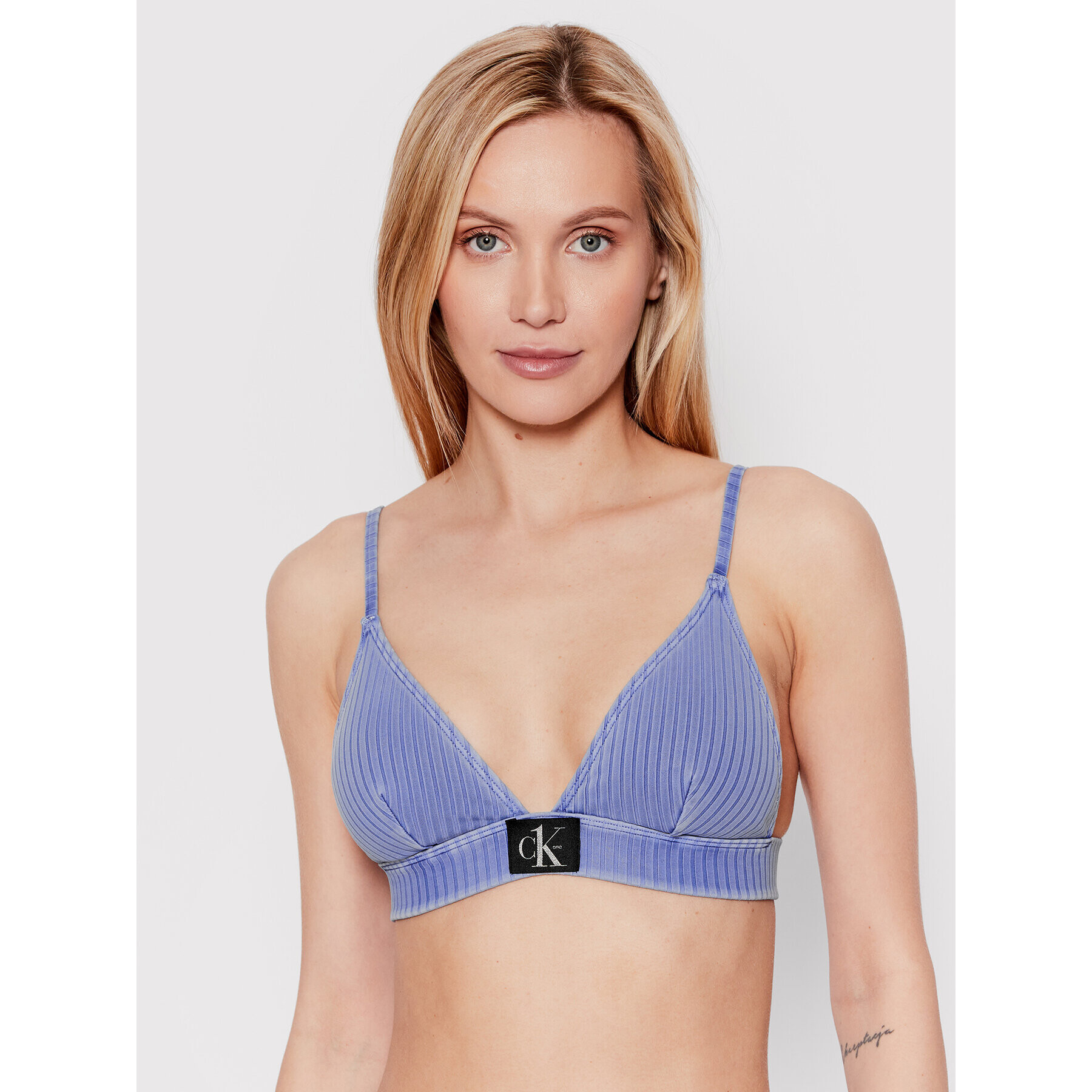 Calvin Klein Swimwear Bikini partea de sus KW0KW01748 Violet - Pled.ro