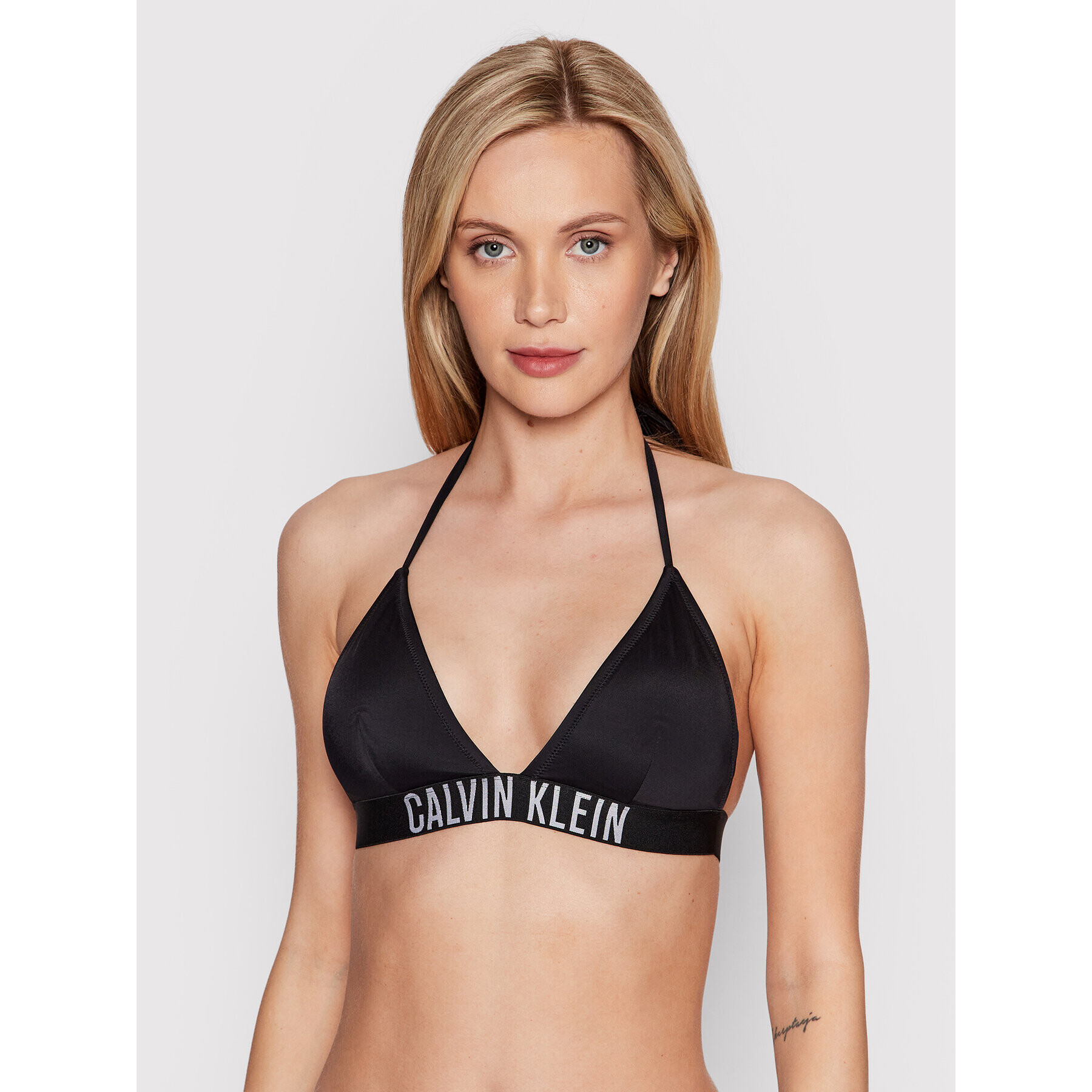 Calvin Klein Swimwear Bikini partea de sus KW0KW01824 Negru - Pled.ro