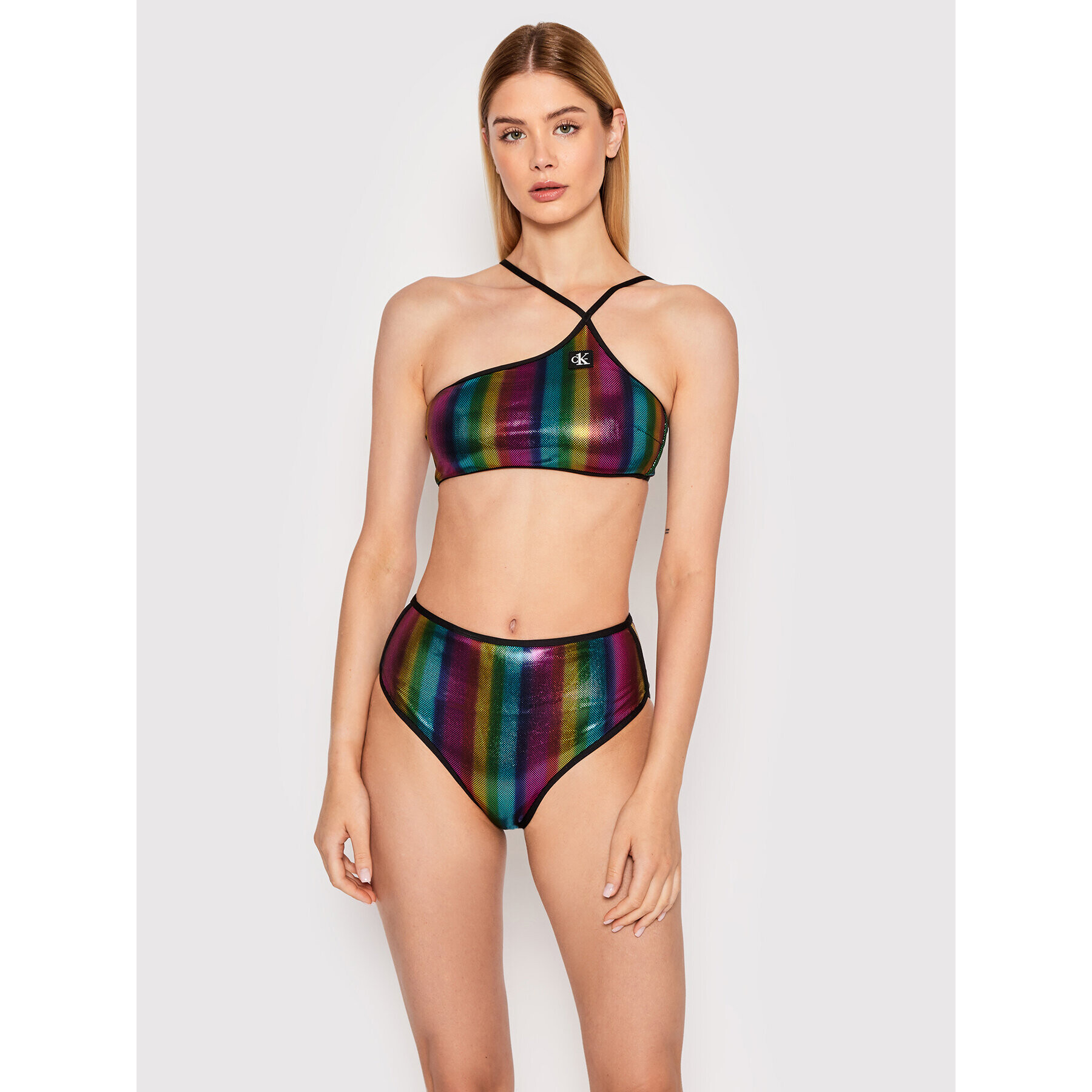 Calvin Klein Swimwear Bikini partea de sus KW0KW01833 Colorat - Pled.ro