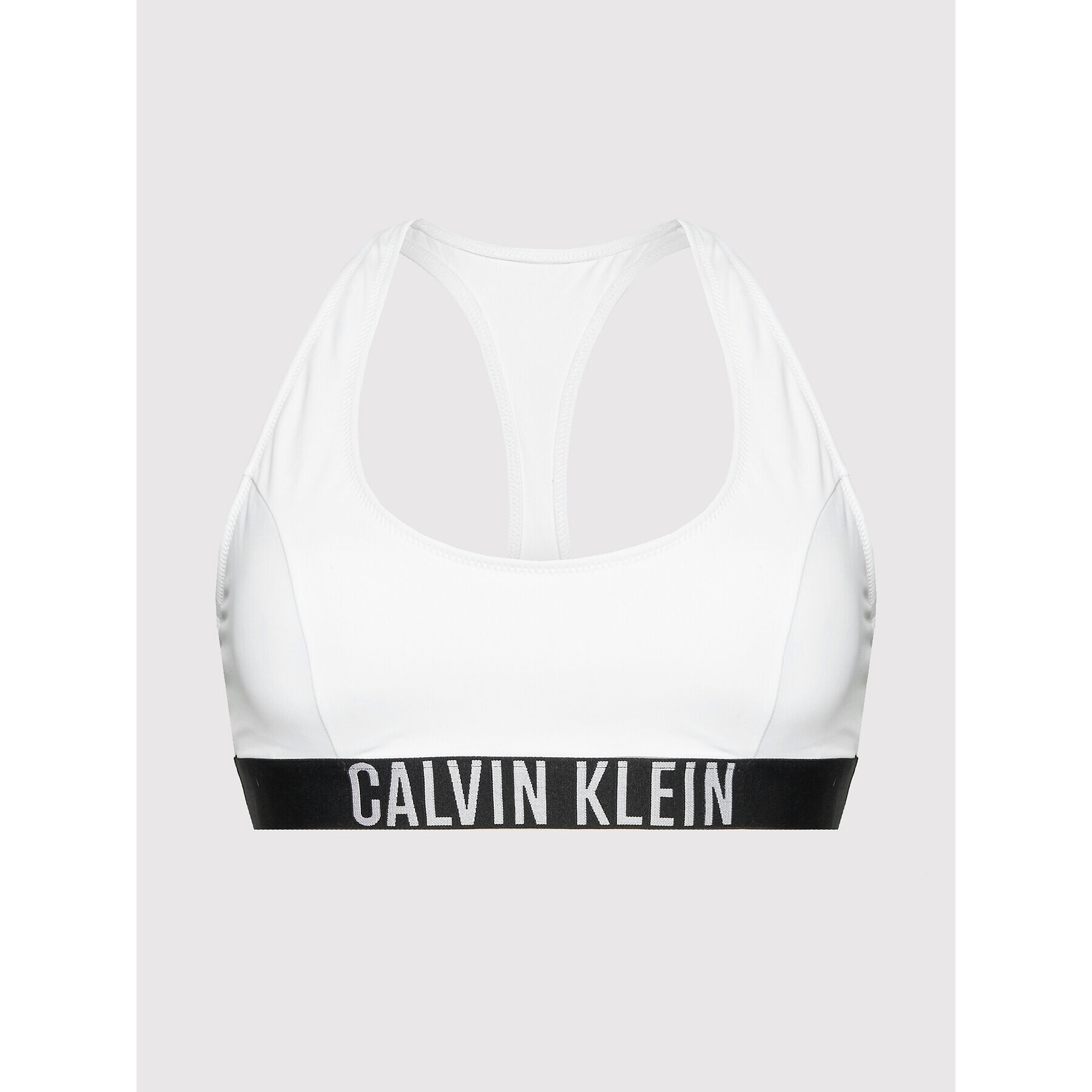 Calvin Klein Swimwear Bikini partea de sus KW0KW01839 Alb - Pled.ro